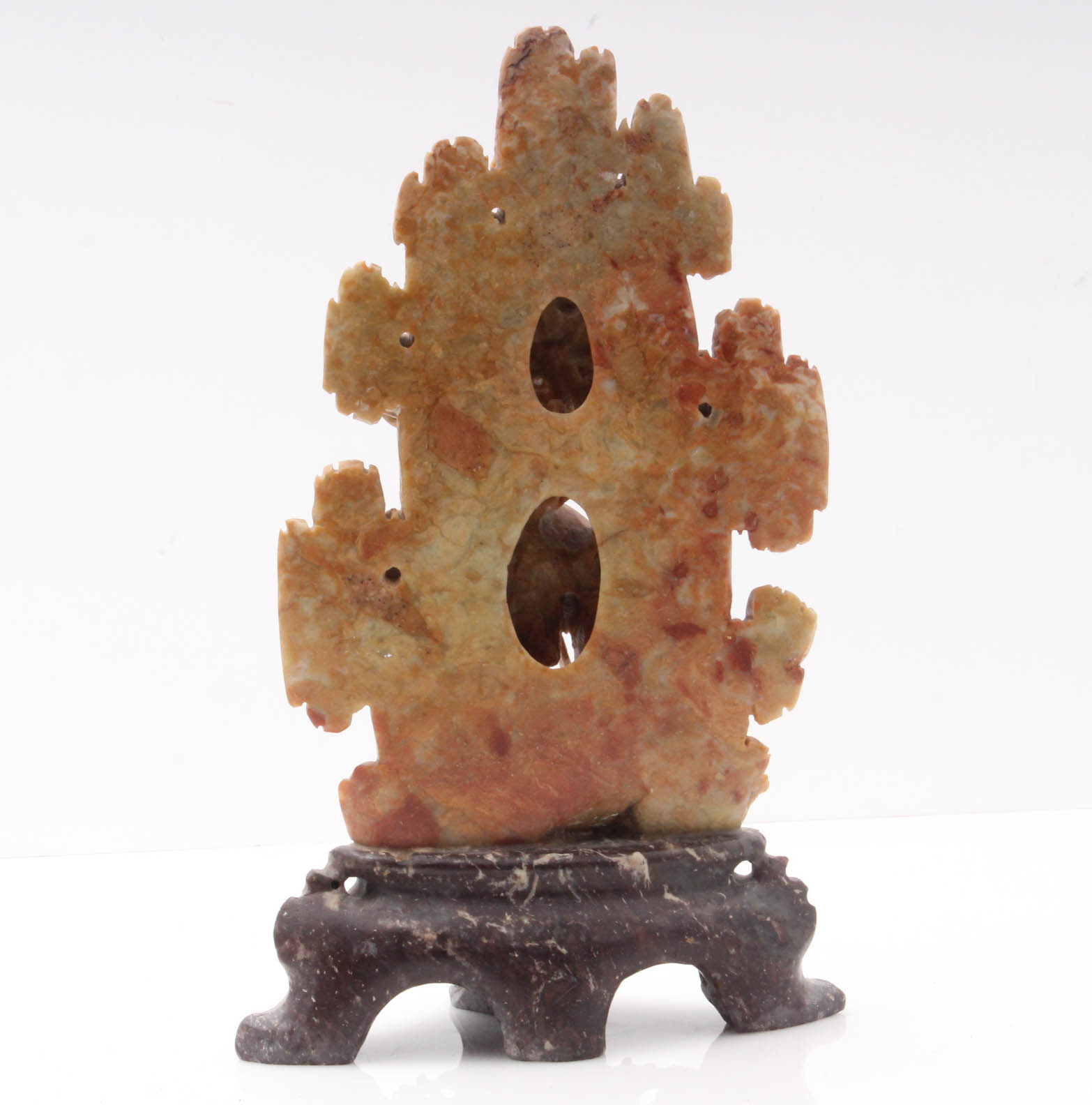 Chinese Carved Soapstone Phoenix Sculpture