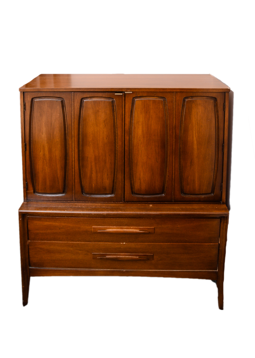 Mid Century Modern Walnut Armoire