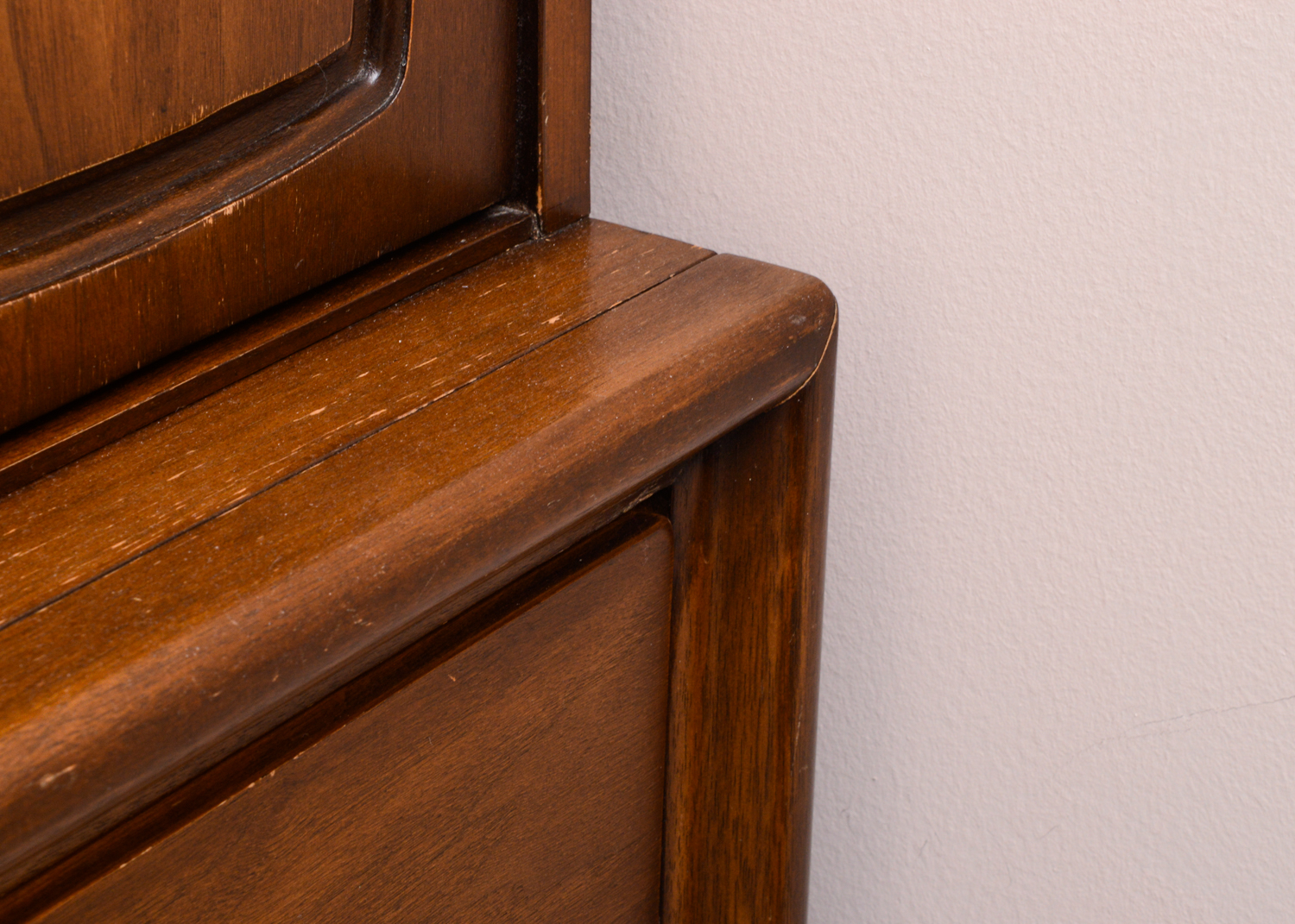 Mid Century Modern Walnut Armoire