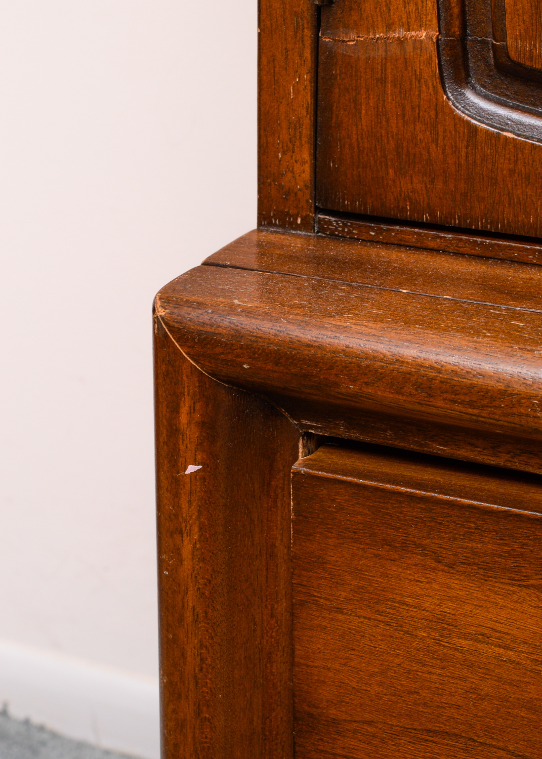 Mid Century Modern Walnut Armoire