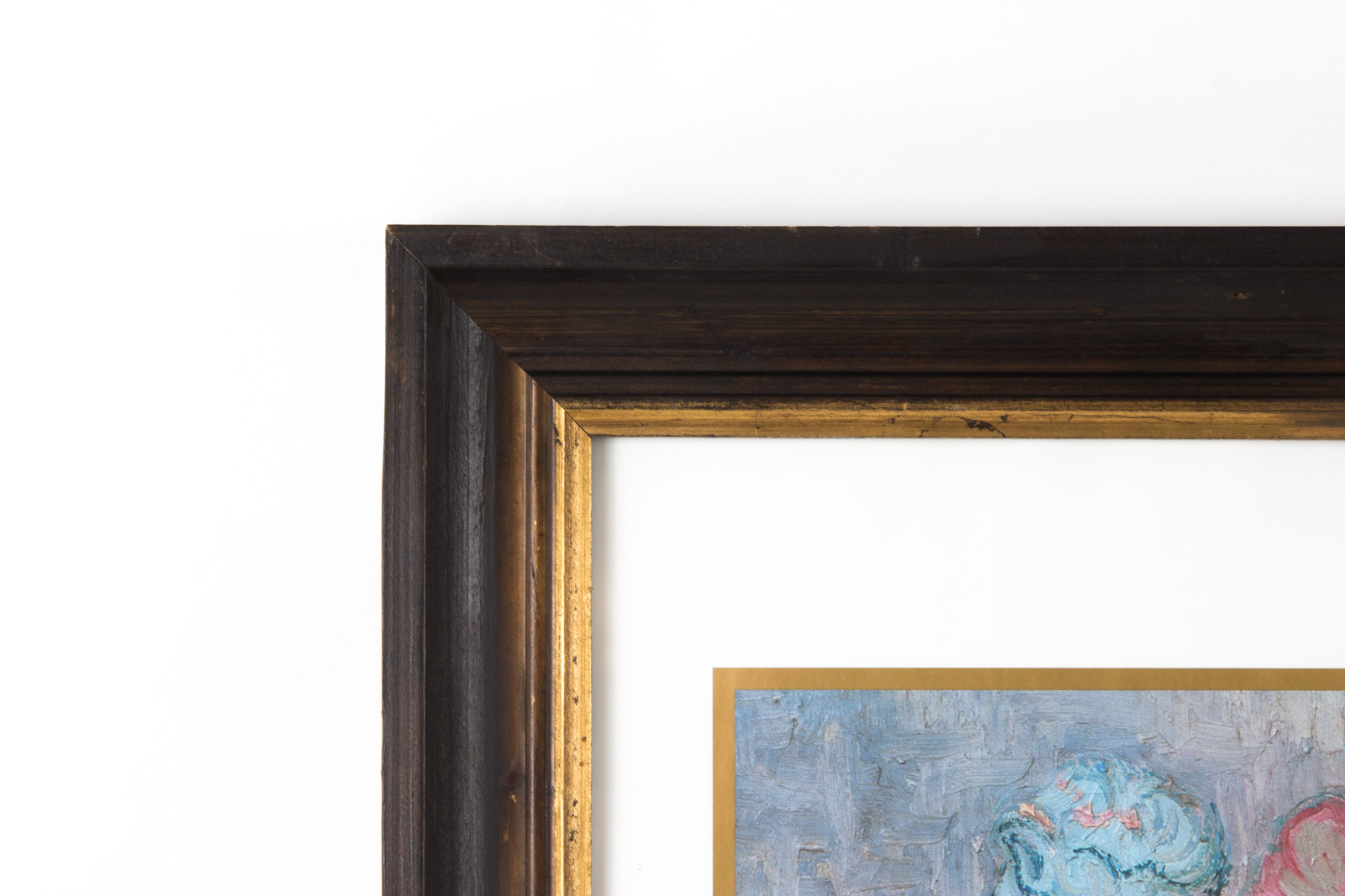 Offset Lithographic PostAfter Van Gogh's "Japanese Vase with Roses and Anemones"