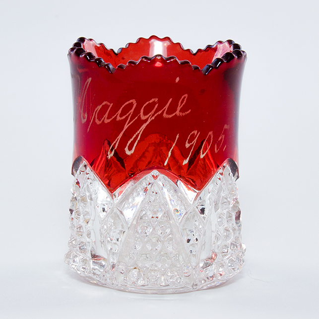 Antique and Vintage Flashed Ruby Glass