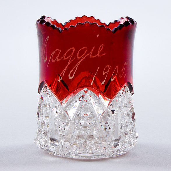 Antique and Vintage Flashed Ruby Glass