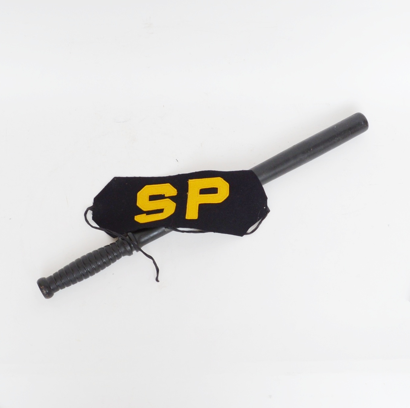 USN Shore Patrol Wood Baton and Wool Arm Band