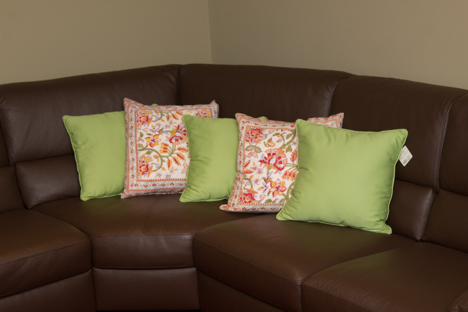 Italsofa Chocolate Brown Leather Sectional Sofa