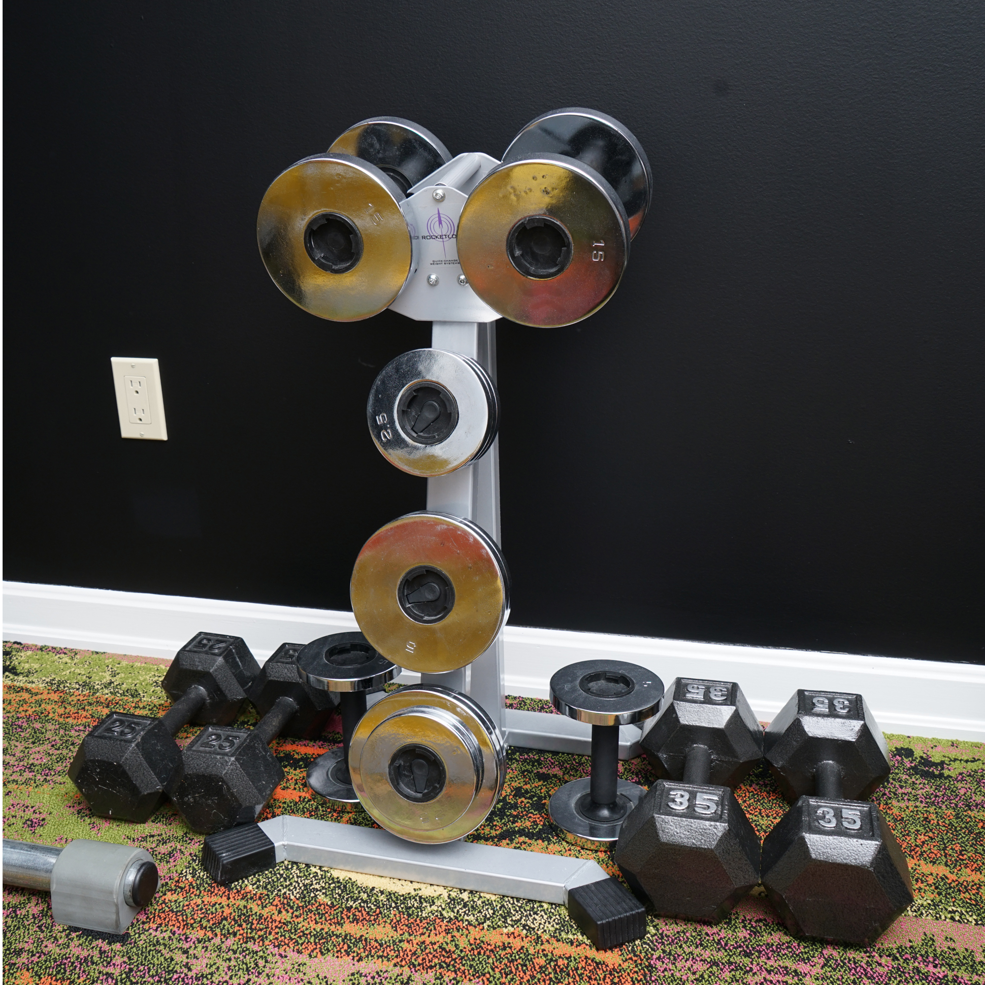 Rocketlok Weight System and Free Weights