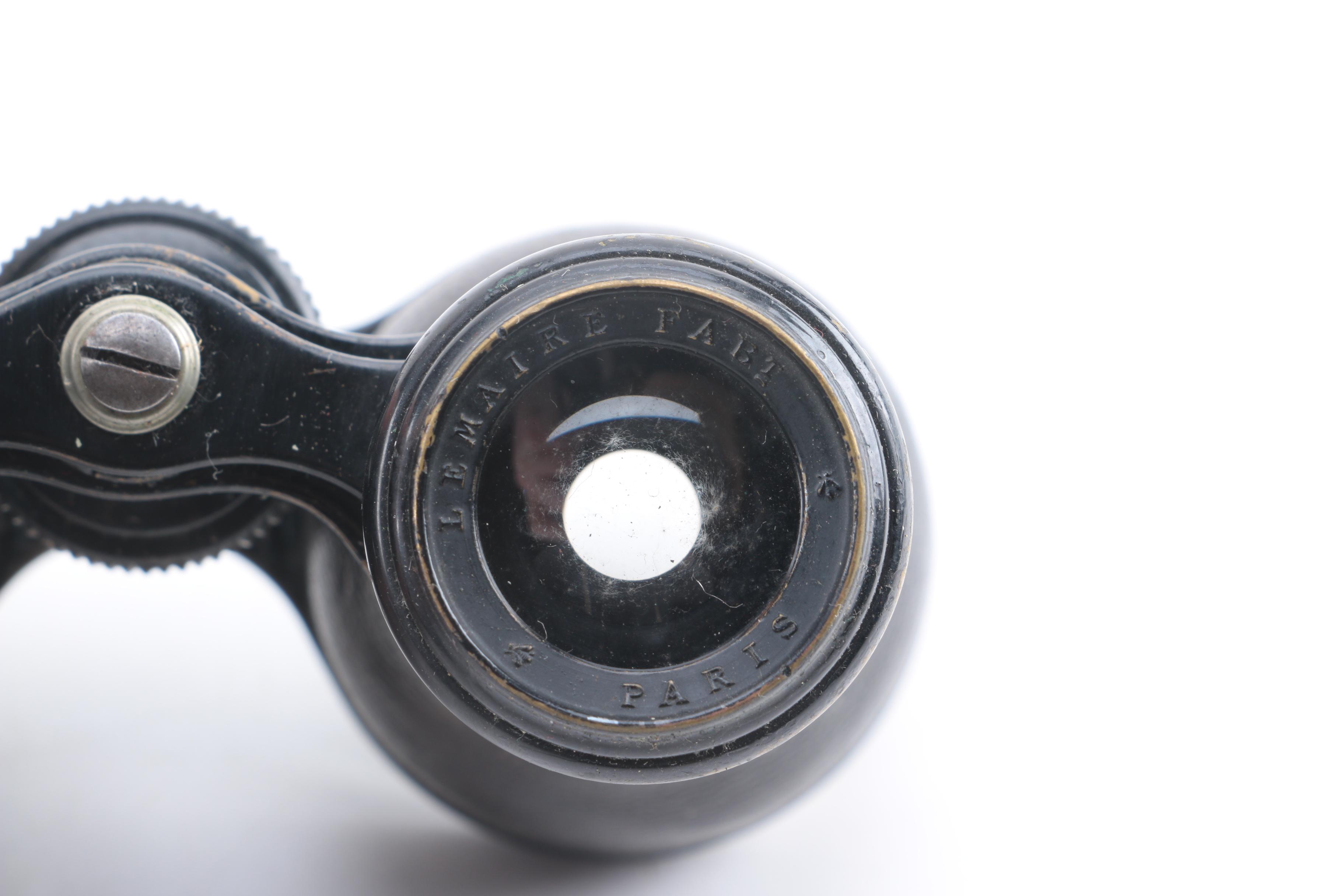 Vintage Lemaire Fabt Paris Opera Glasses with Case