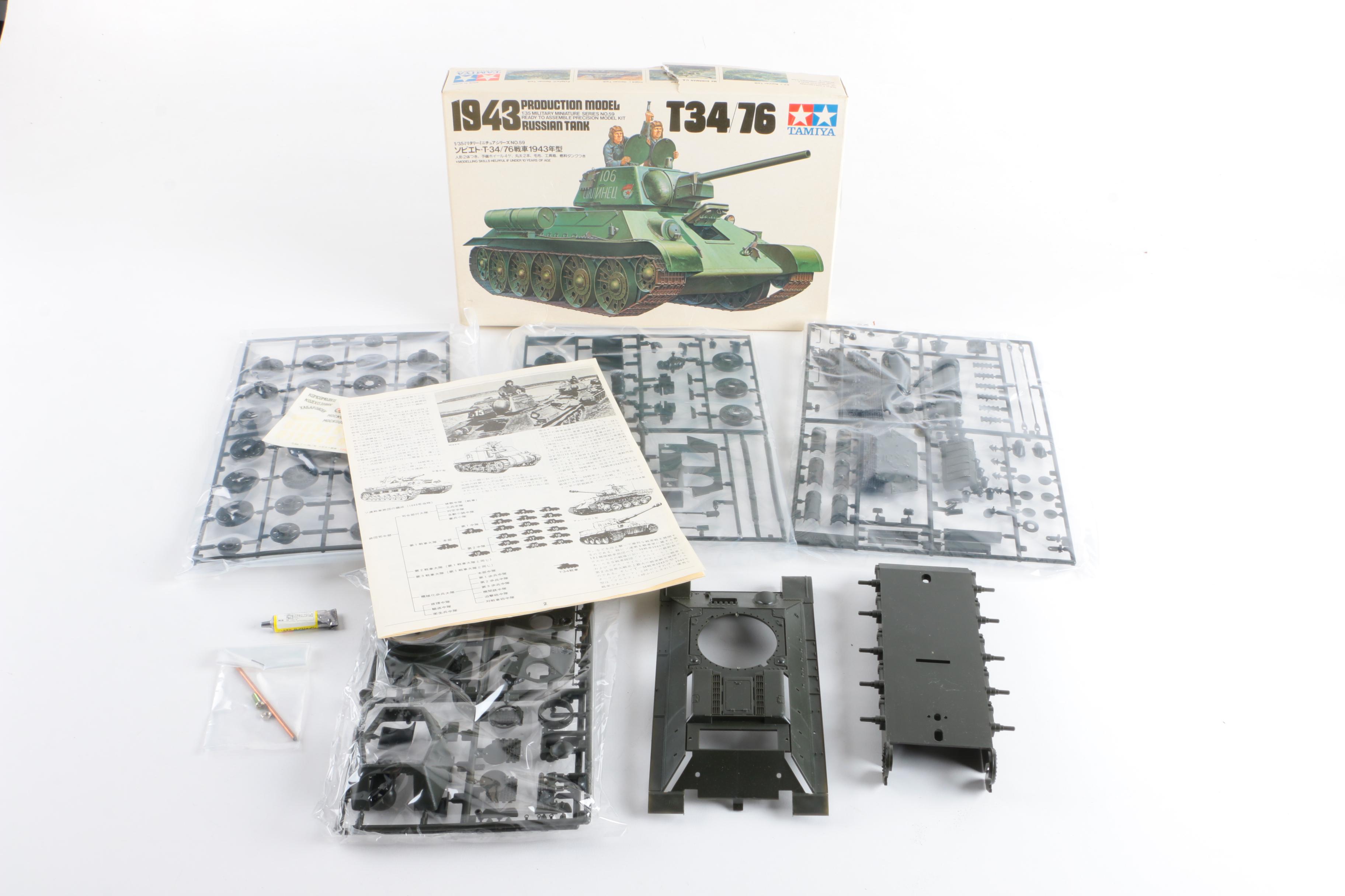 Tamiya 1/35 Scale Military Tank Model Kits