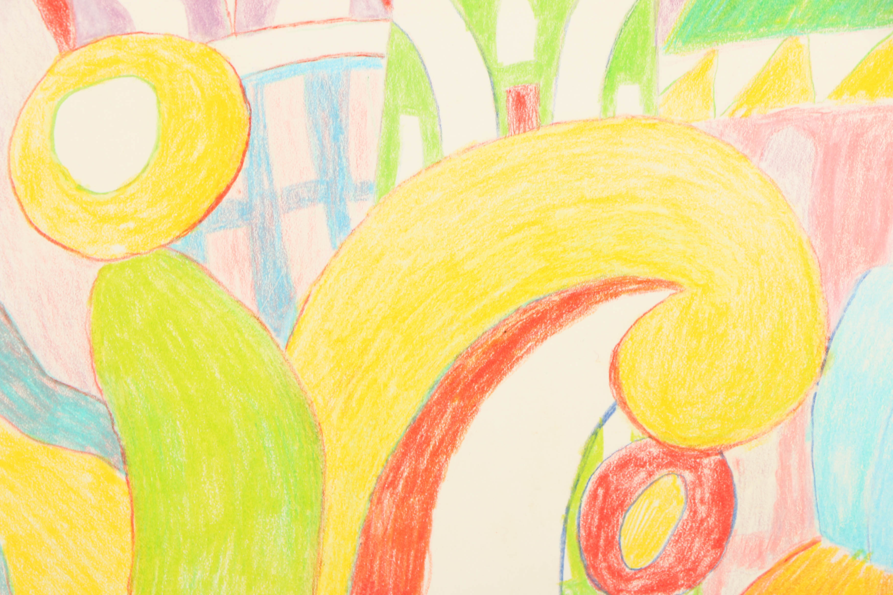 Attributed to Blair Lent Colored Pencil Drawing