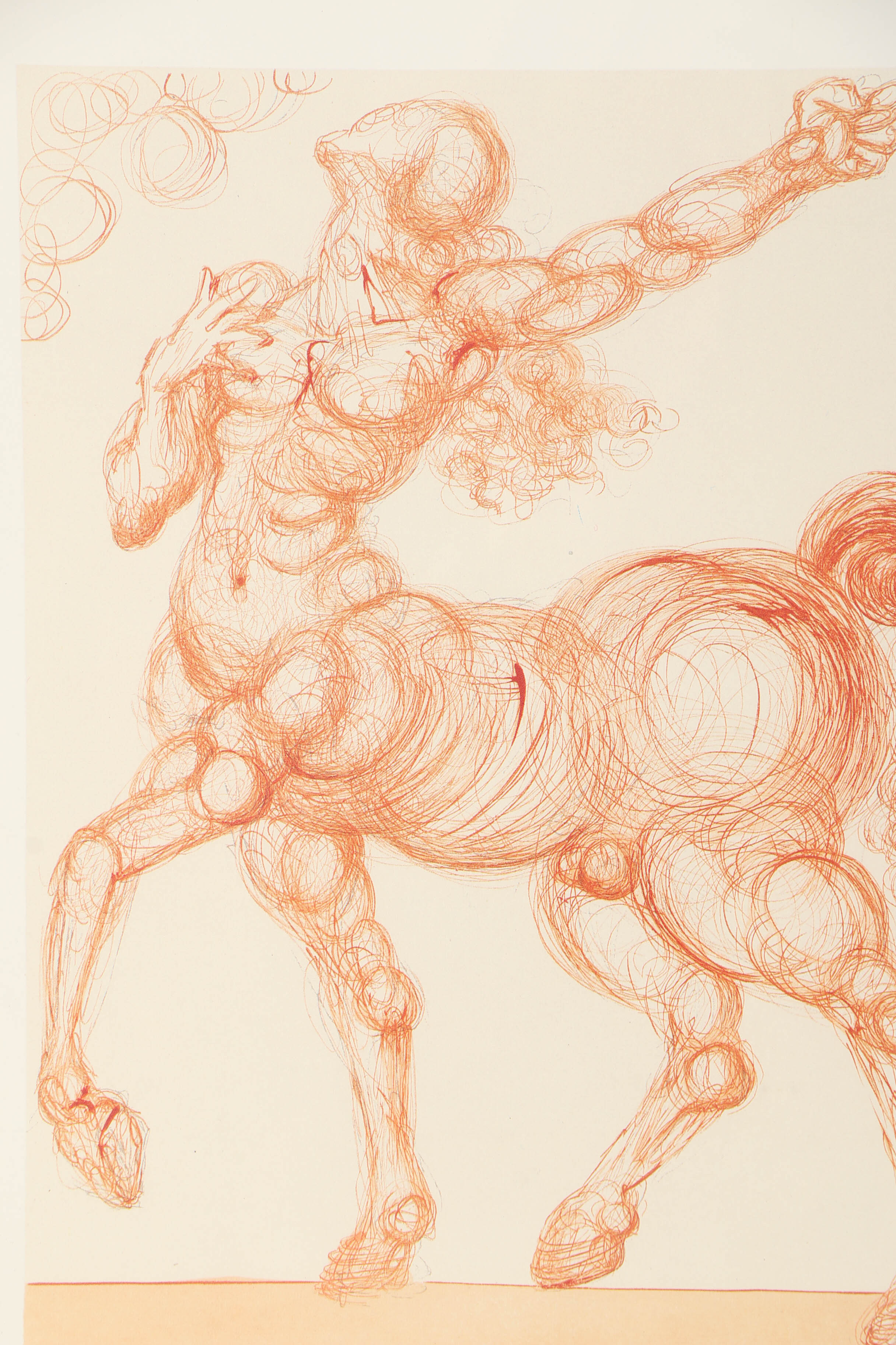 Offset Lithograph After Salvador Dalí "L'Inferno - Canto XII"