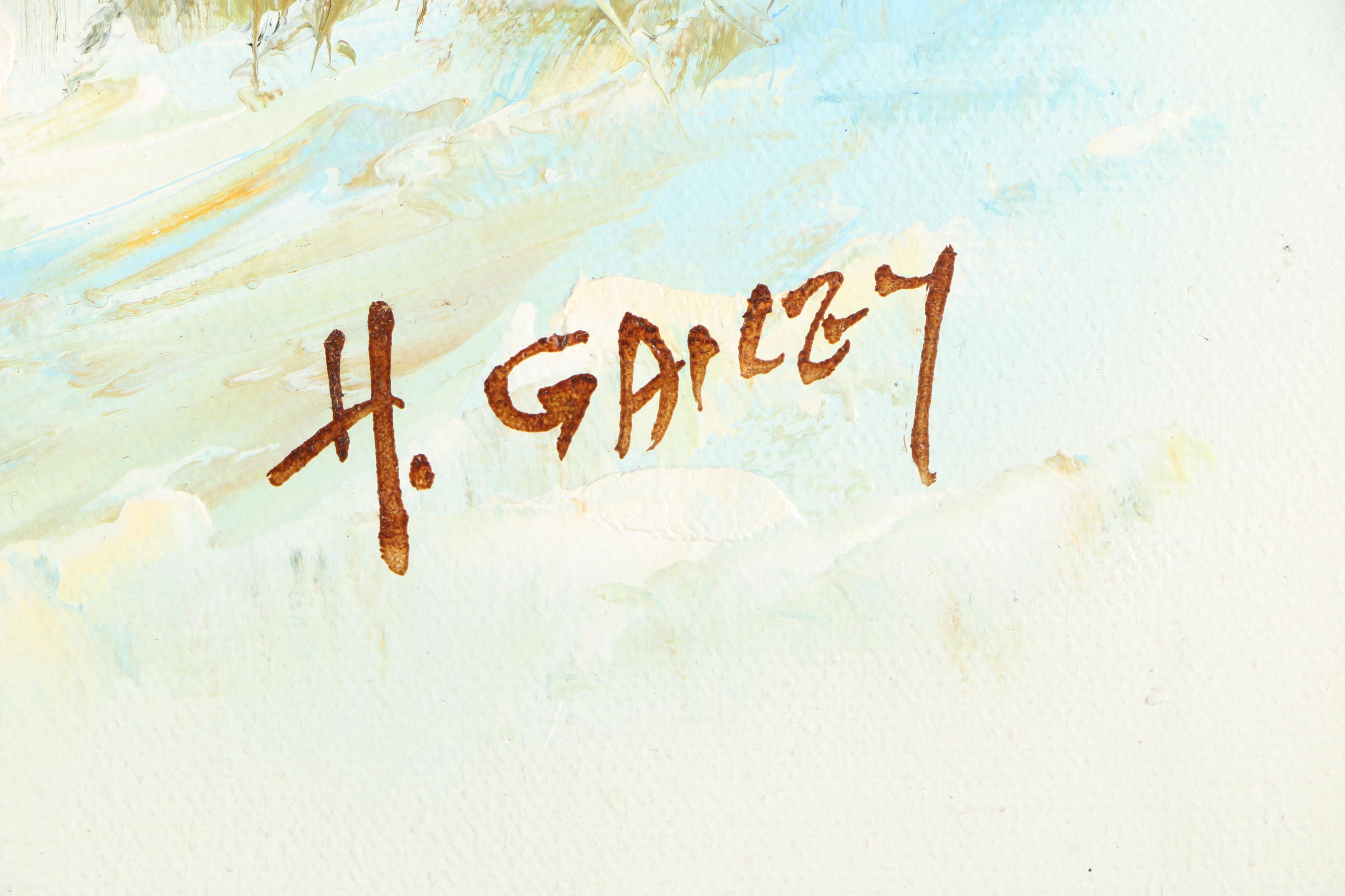 H. Gailey Oil Painting