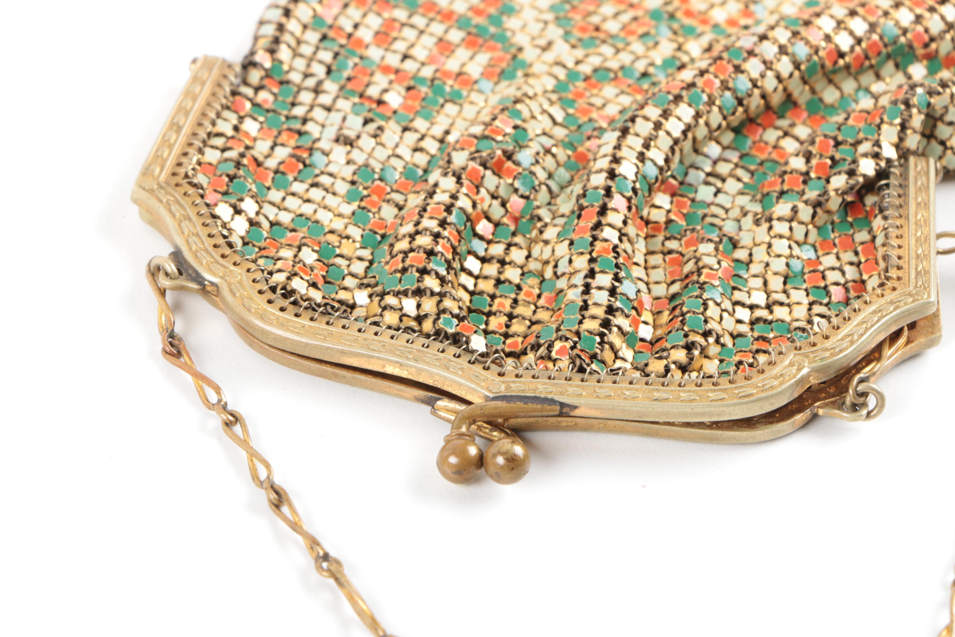 Vintage Embellished and Metal Mesh Handbags Including Whiting & Davis