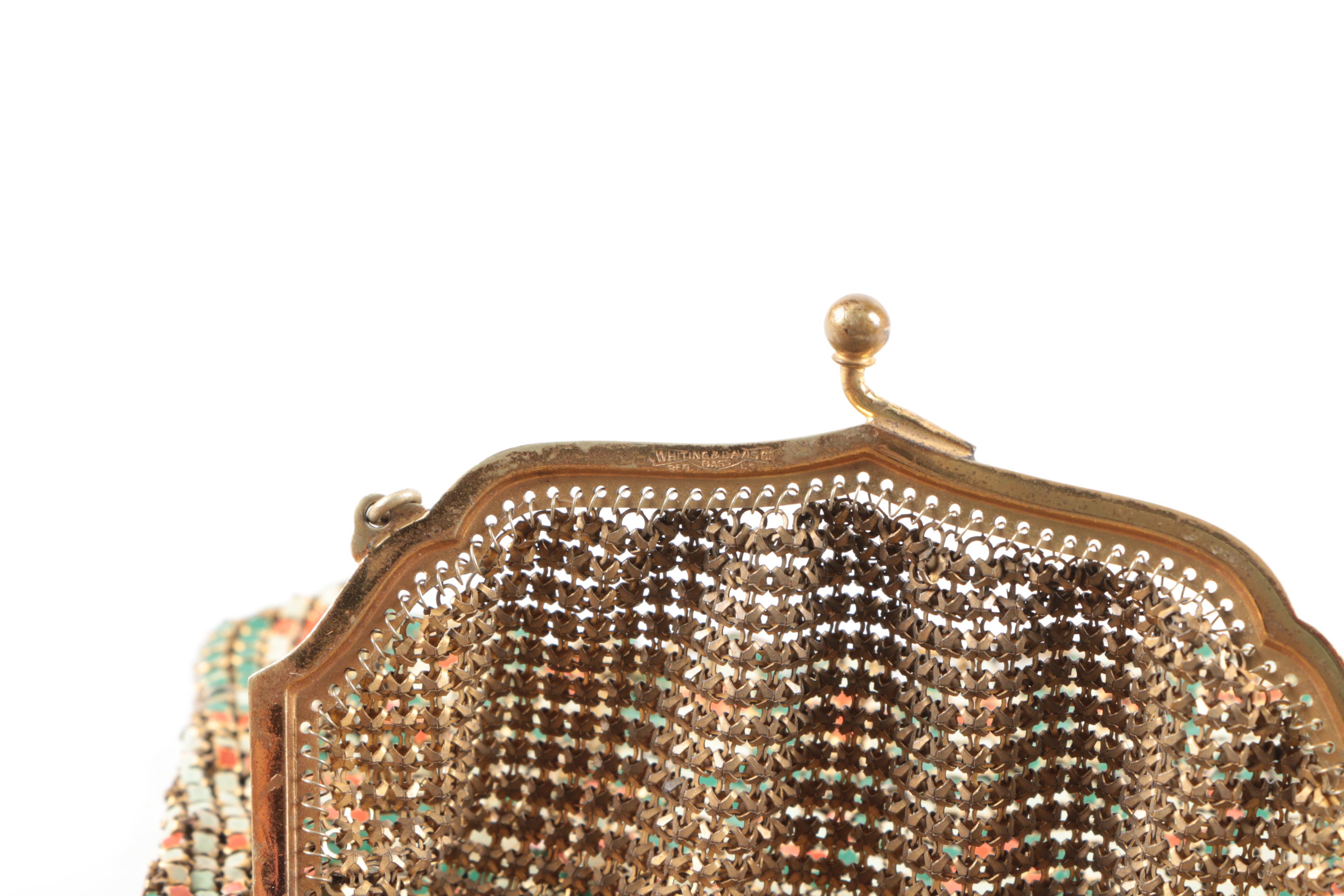 Vintage Embellished and Metal Mesh Handbags Including Whiting & Davis