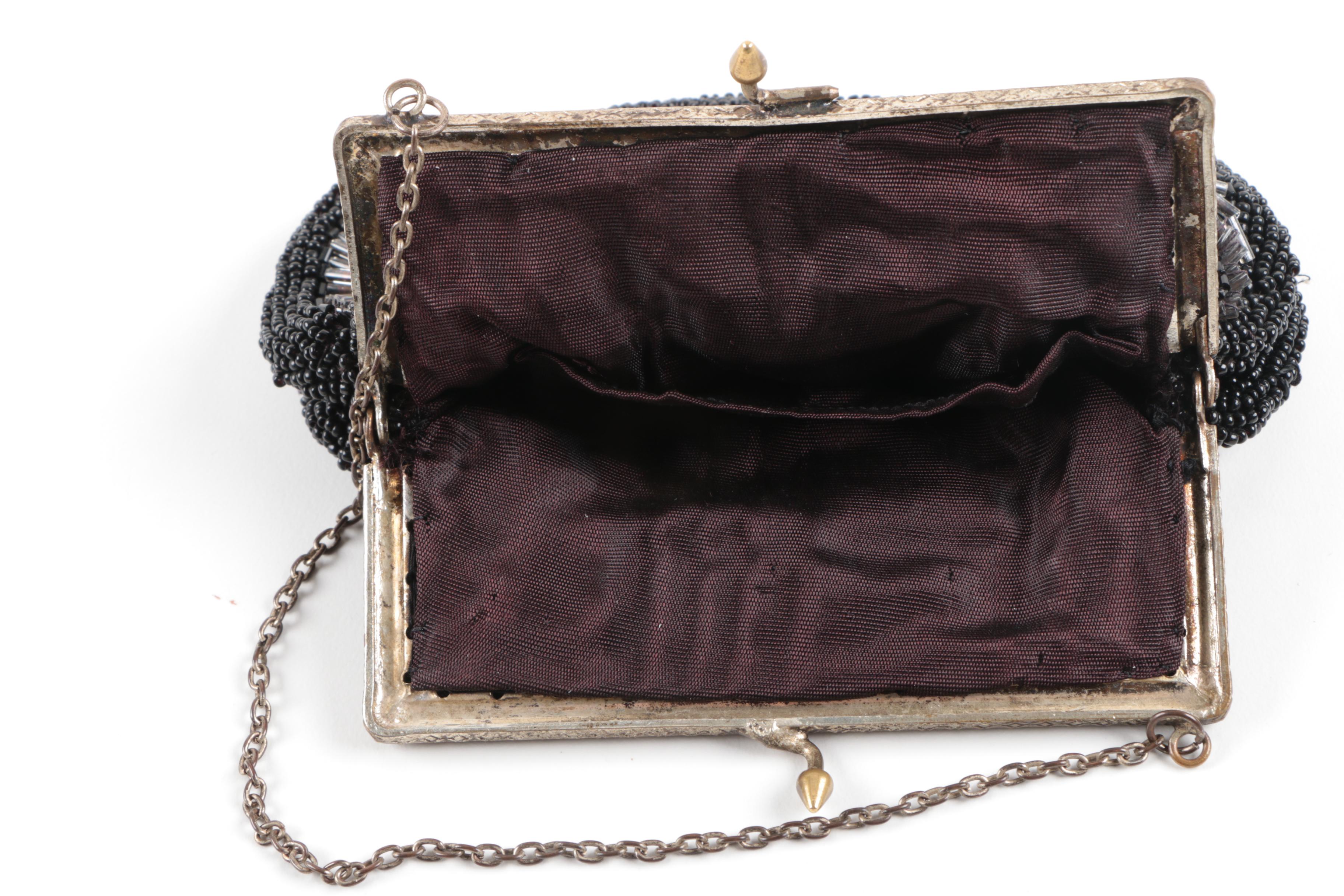 Vintage Embellished and Metal Mesh Handbags Including Whiting & Davis