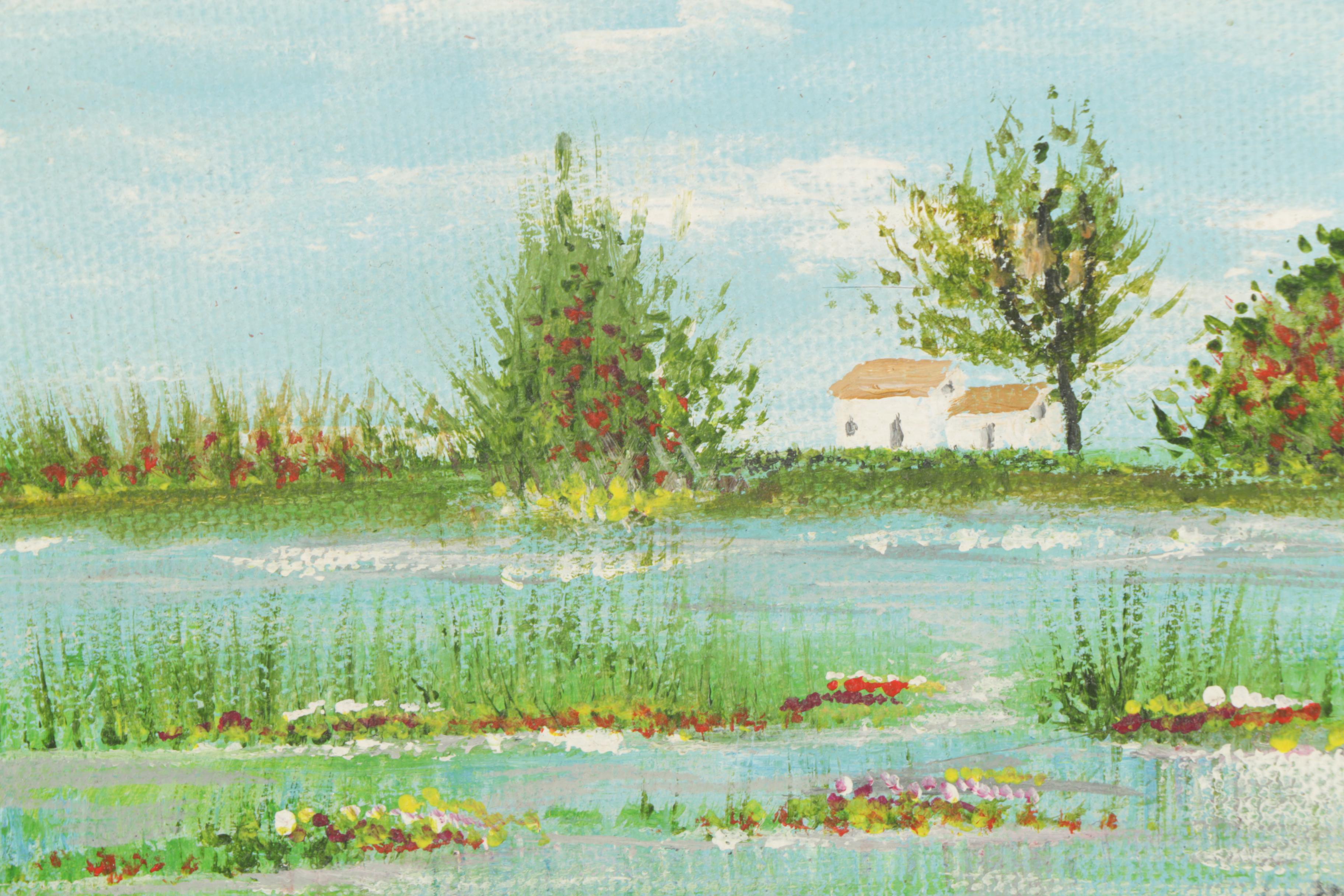 Oil Paintings of Landscapes Featuring Maria Memon