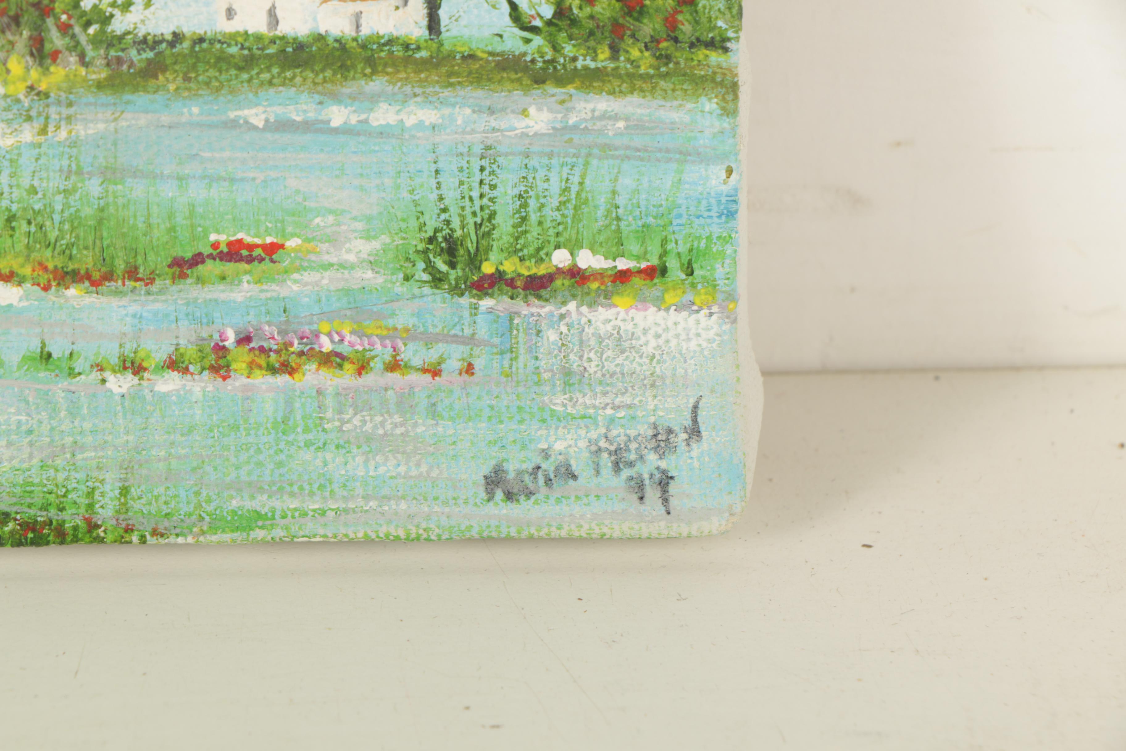 Oil Paintings of Landscapes Featuring Maria Memon