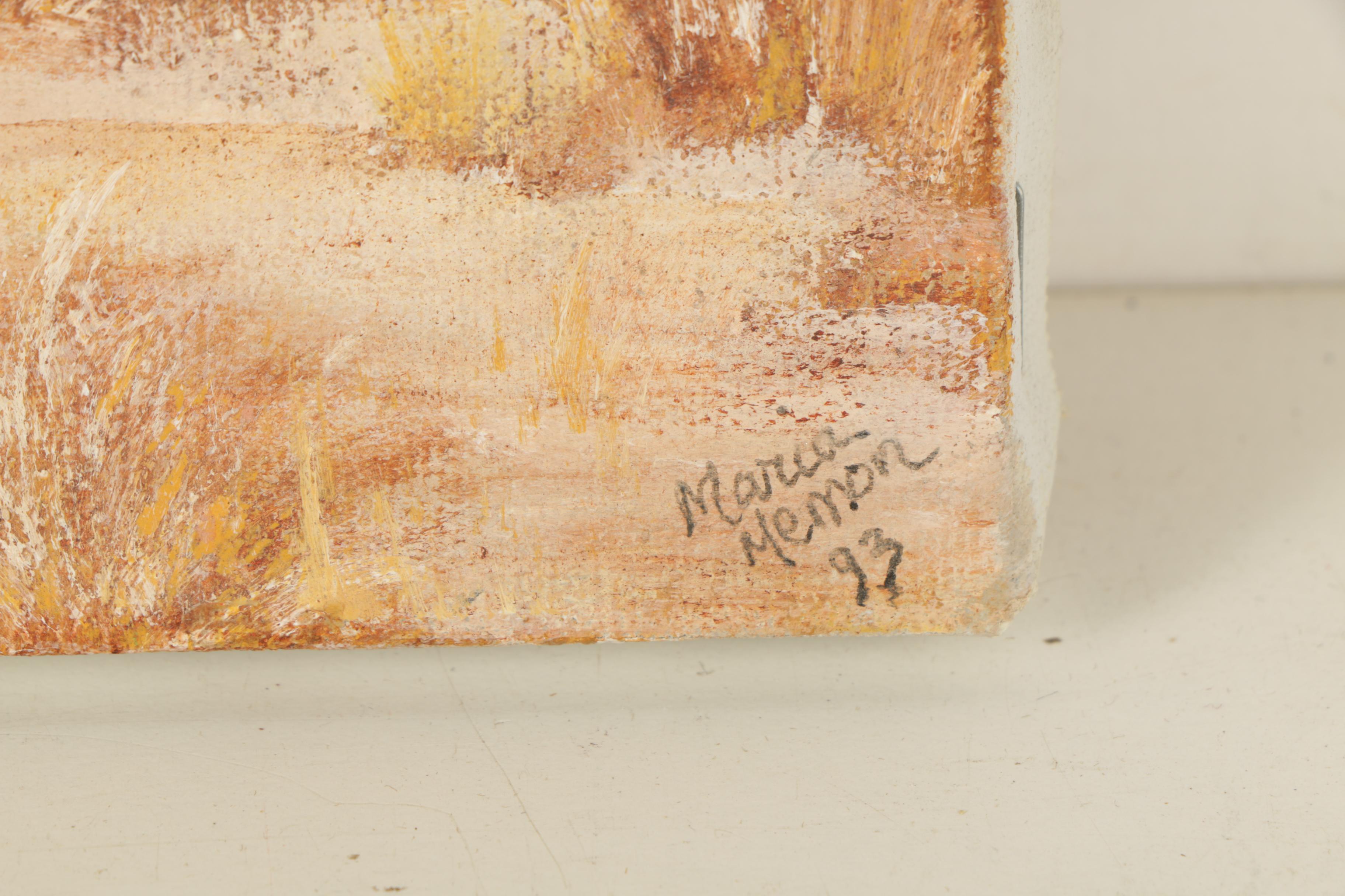 Oil Paintings of Landscapes Featuring Maria Memon