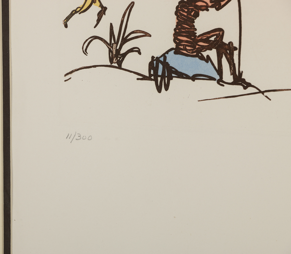 Salvador Dalí Etching "Judgement" from "Historia de Don Quichotte de la Mancha"