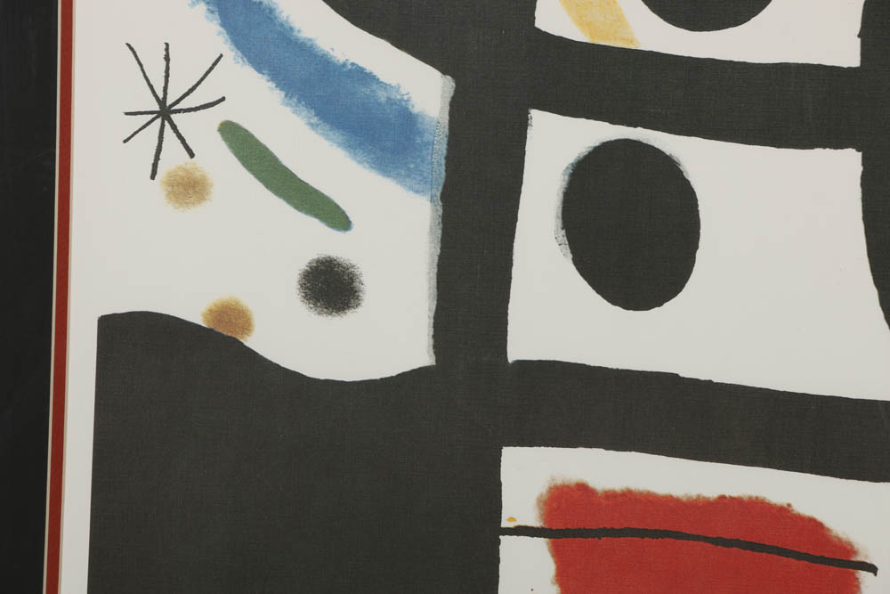 Offset Lithograph After Joan Miro "Equinox"