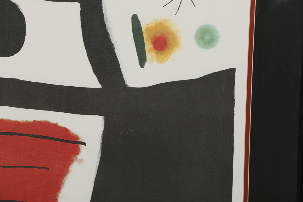 Offset Lithograph After Joan Miro "Equinox"