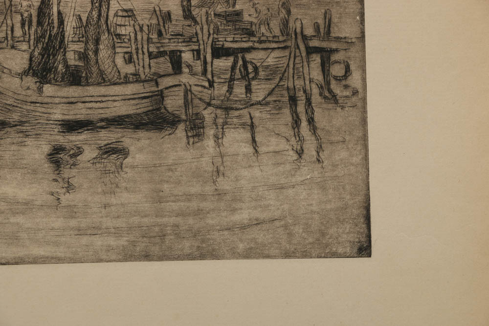 Pair of Jean Virginia Hogan Etchings