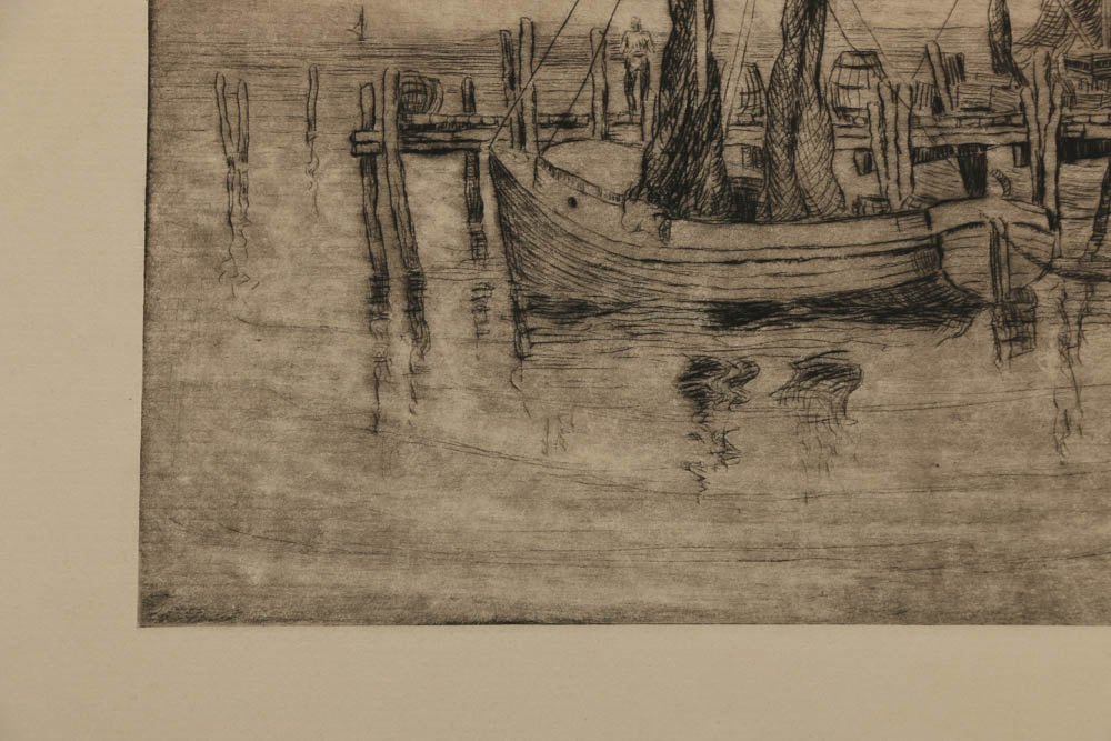 Pair of Jean Virginia Hogan Etchings