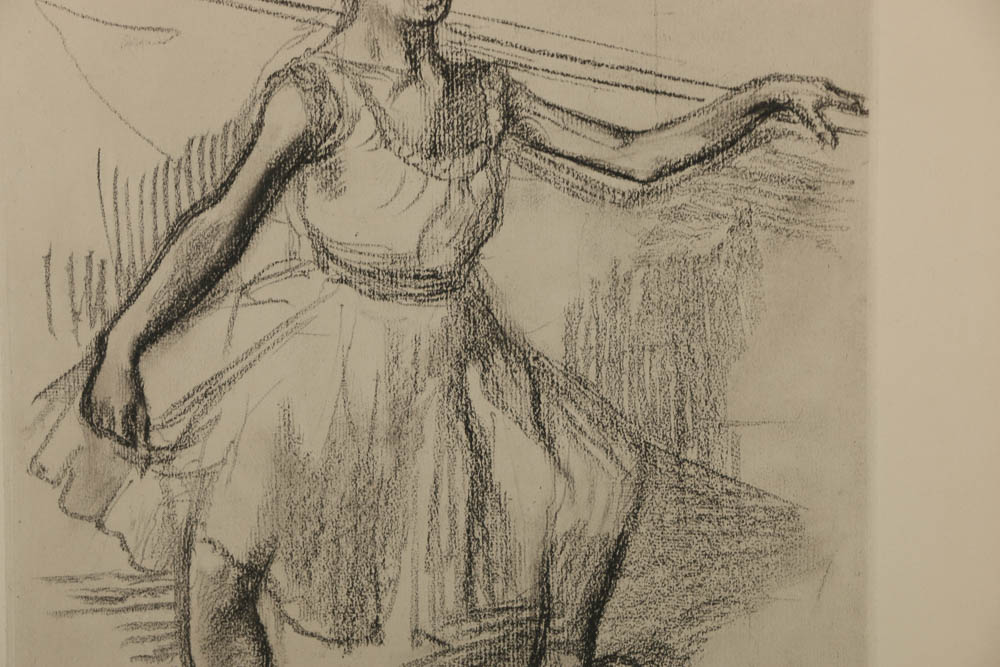 Lithograph After Edgar Degas from "Danse Dessin"