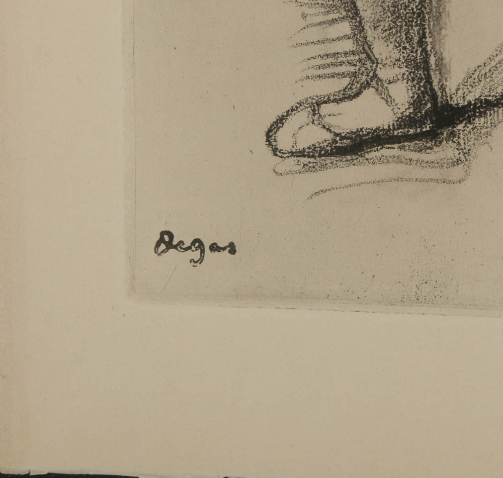 Lithograph After Edgar Degas from "Danse Dessin"