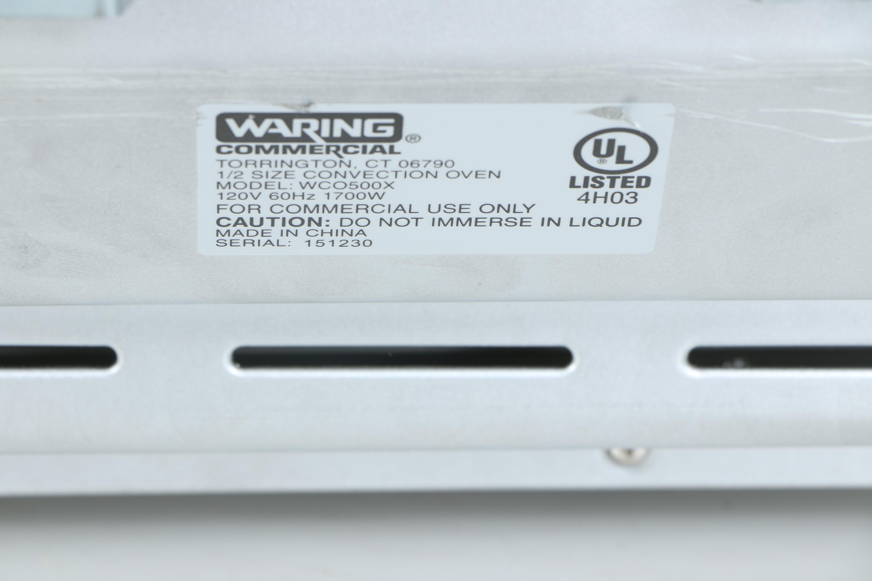 Waring WCO500X Countertop Convection Oven