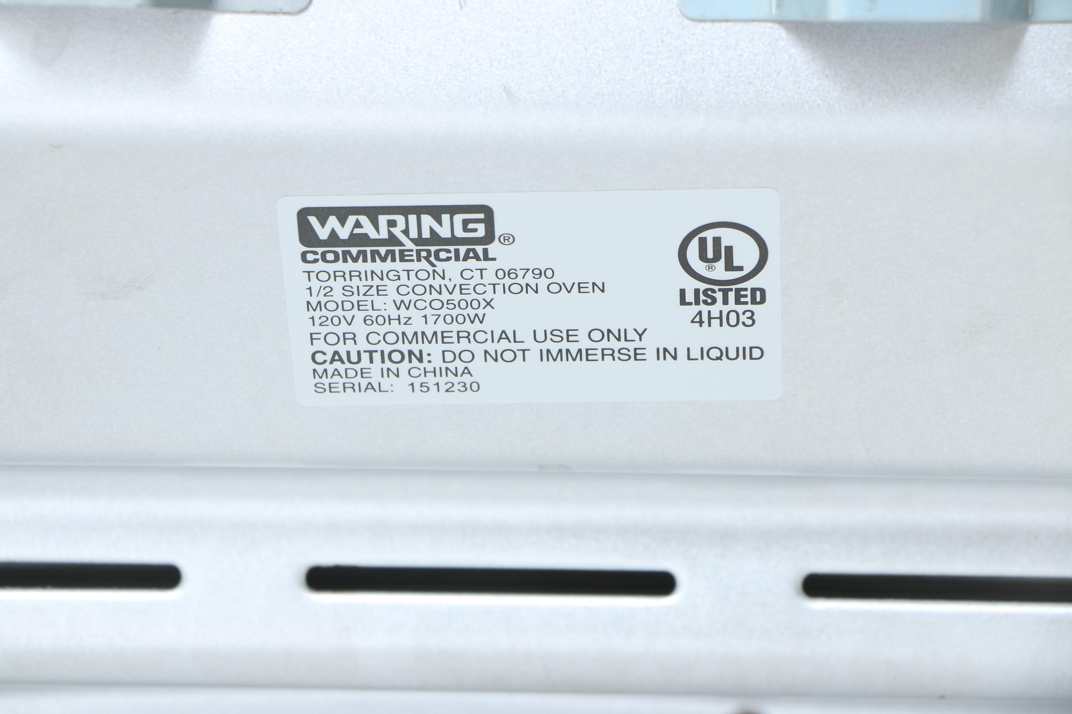 Waring WCO500X Countertop Convection Oven