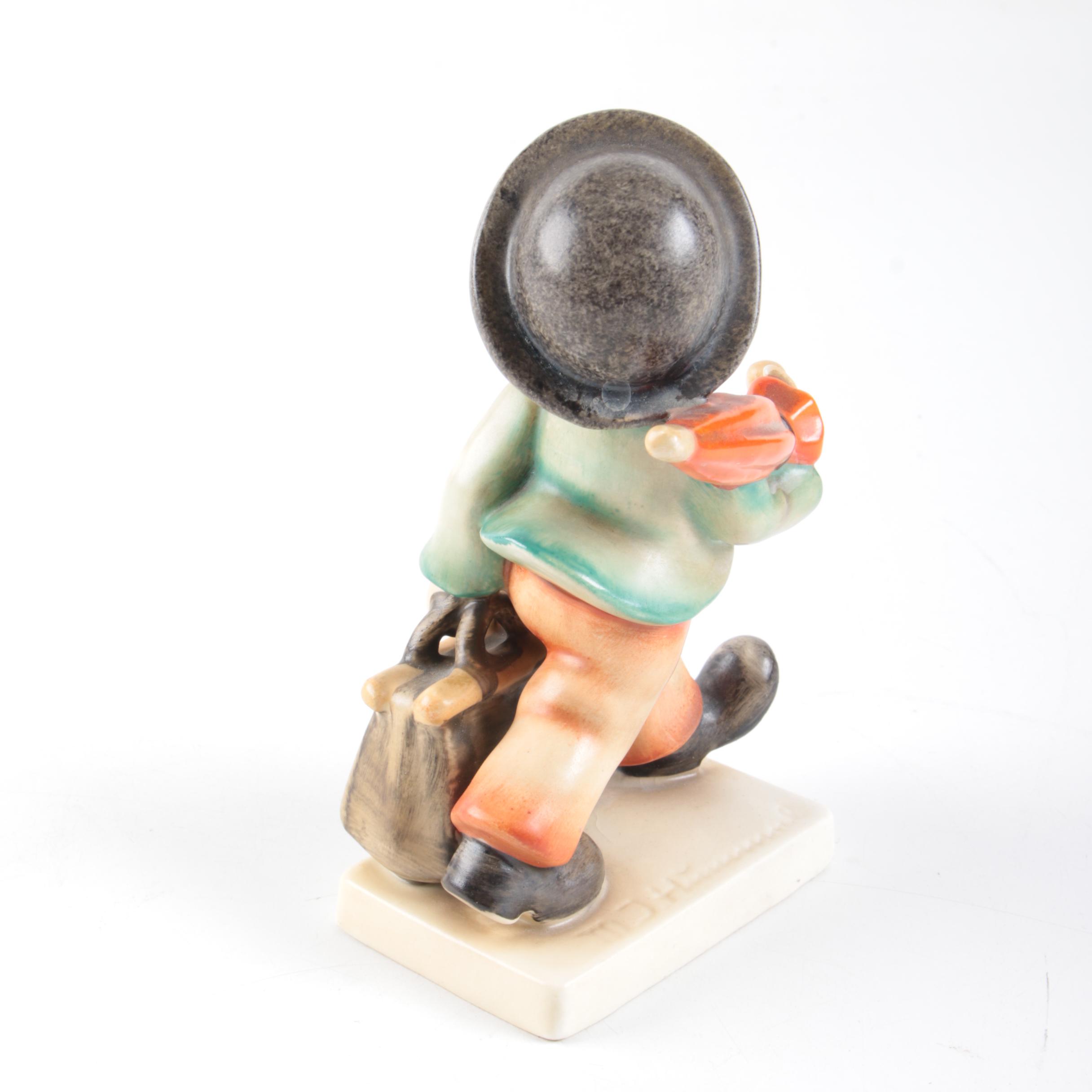 Vintage Hummel "Merry Wanderer" Porcelain Figurine