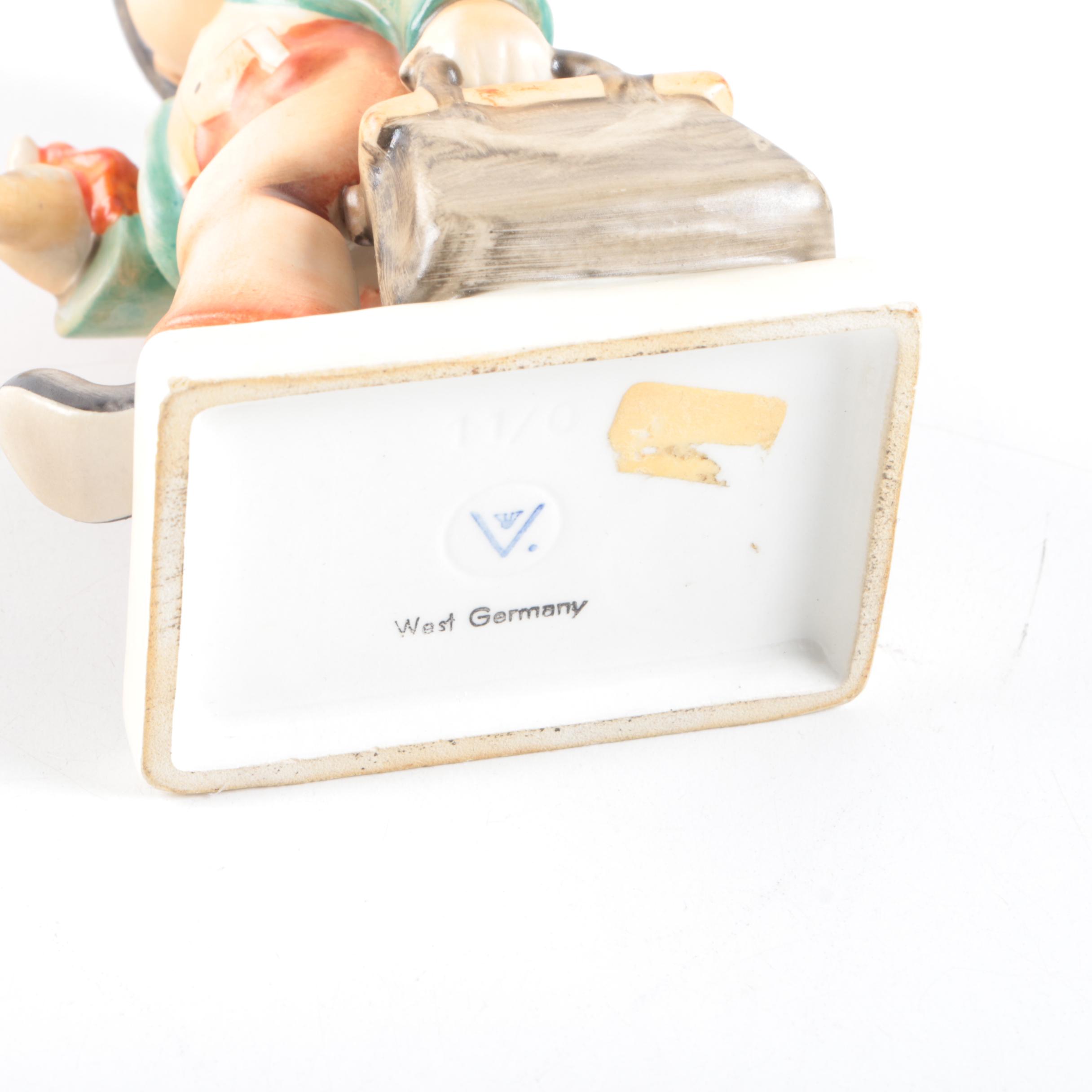 Vintage Hummel "Merry Wanderer" Porcelain Figurine