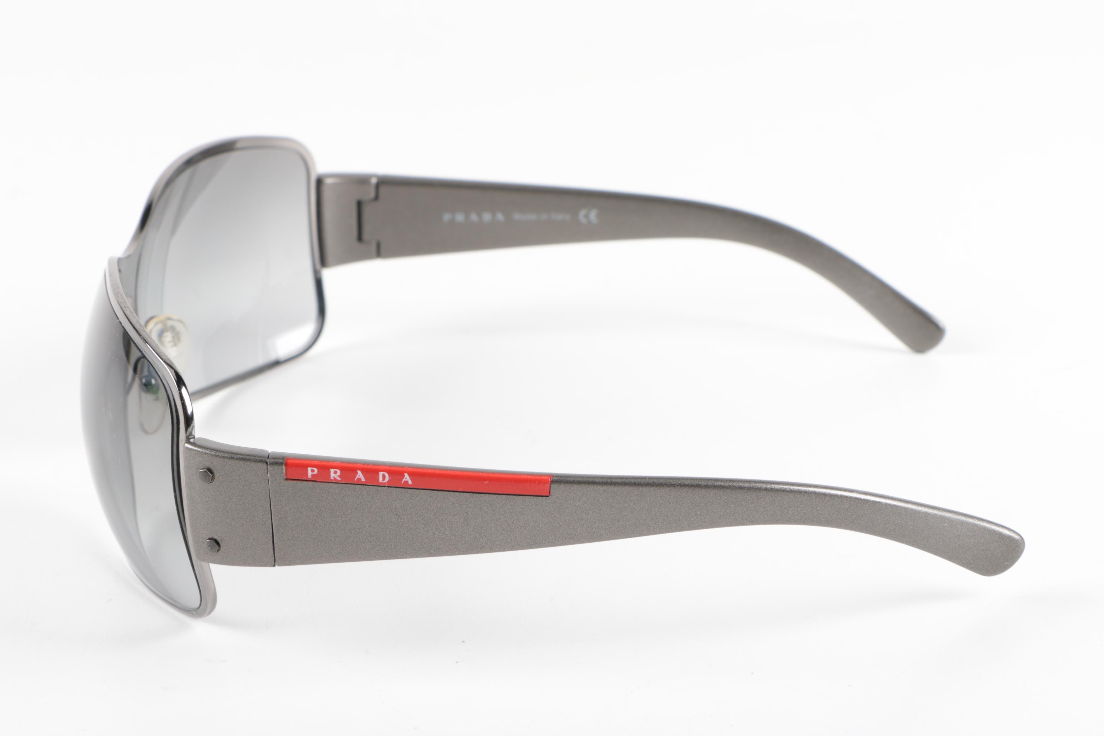 Prada Silver Tone Sunglasses