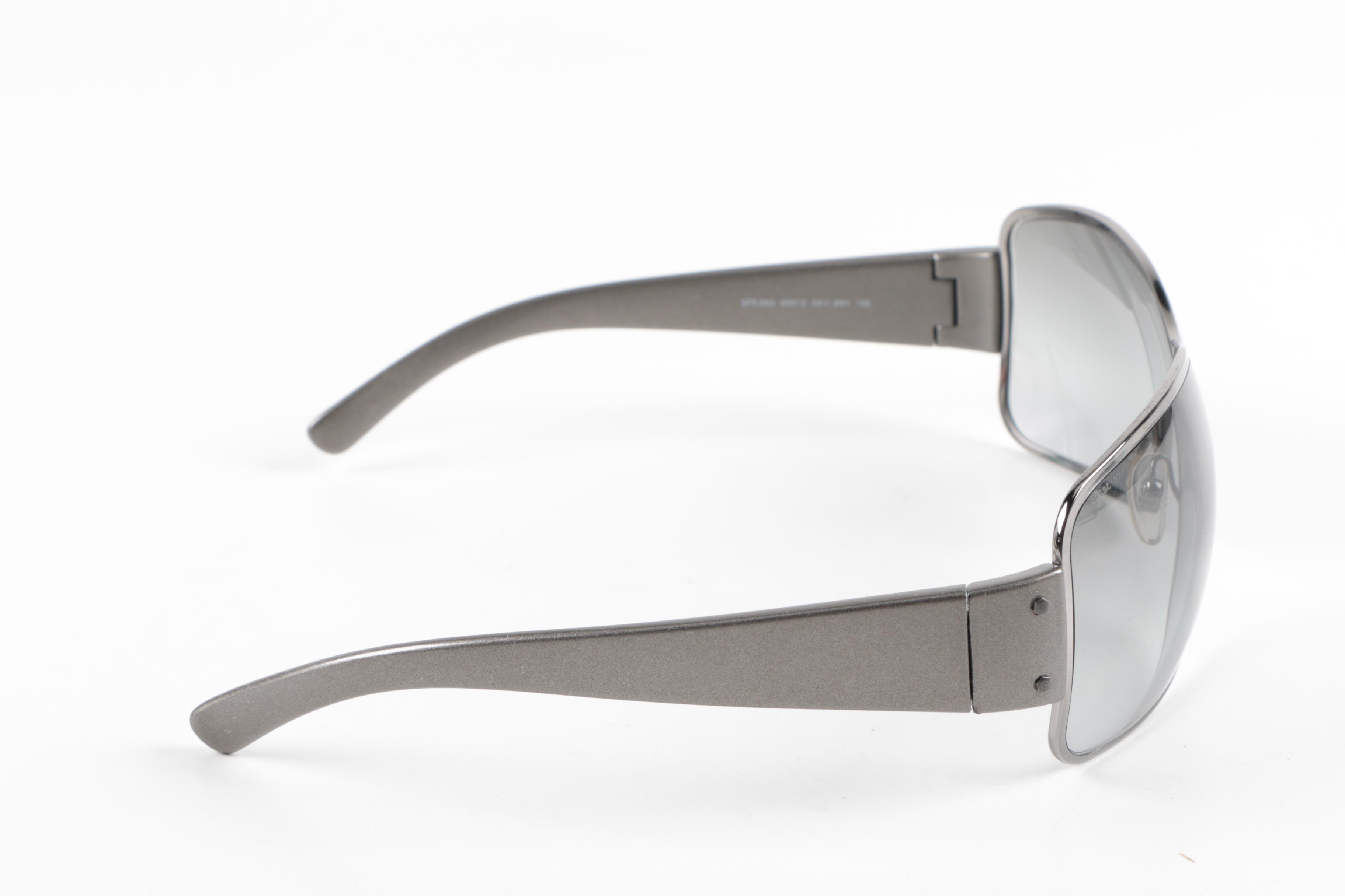 Prada Silver Tone Sunglasses