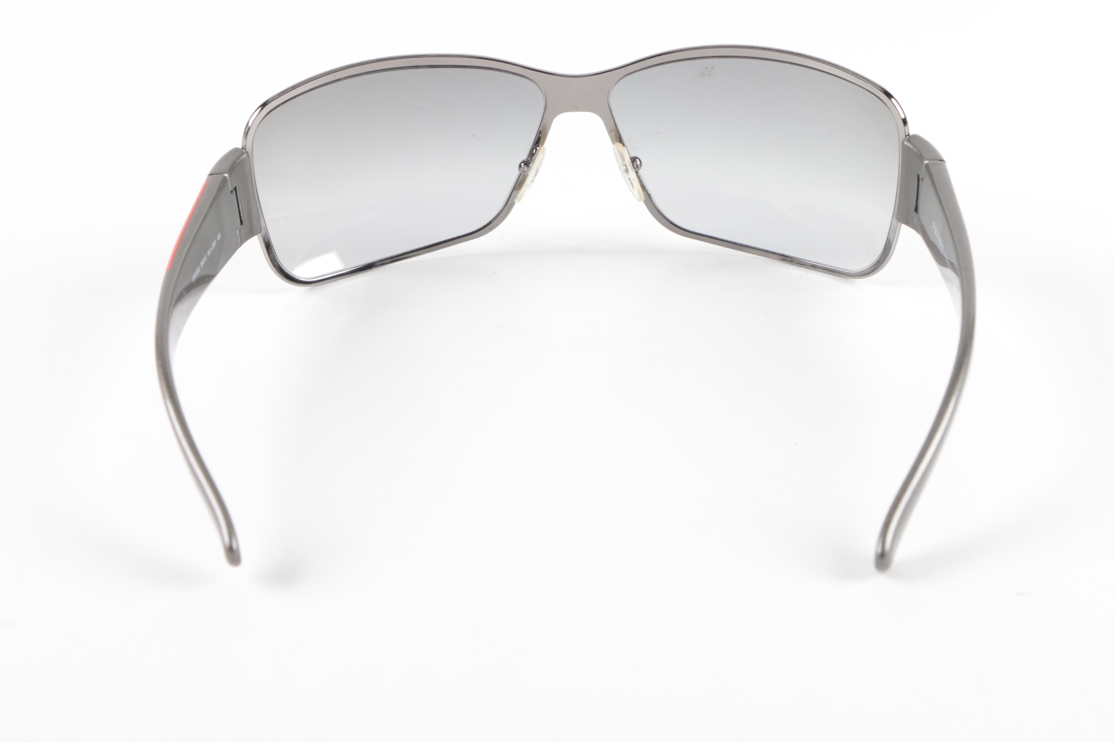 Prada Silver Tone Sunglasses