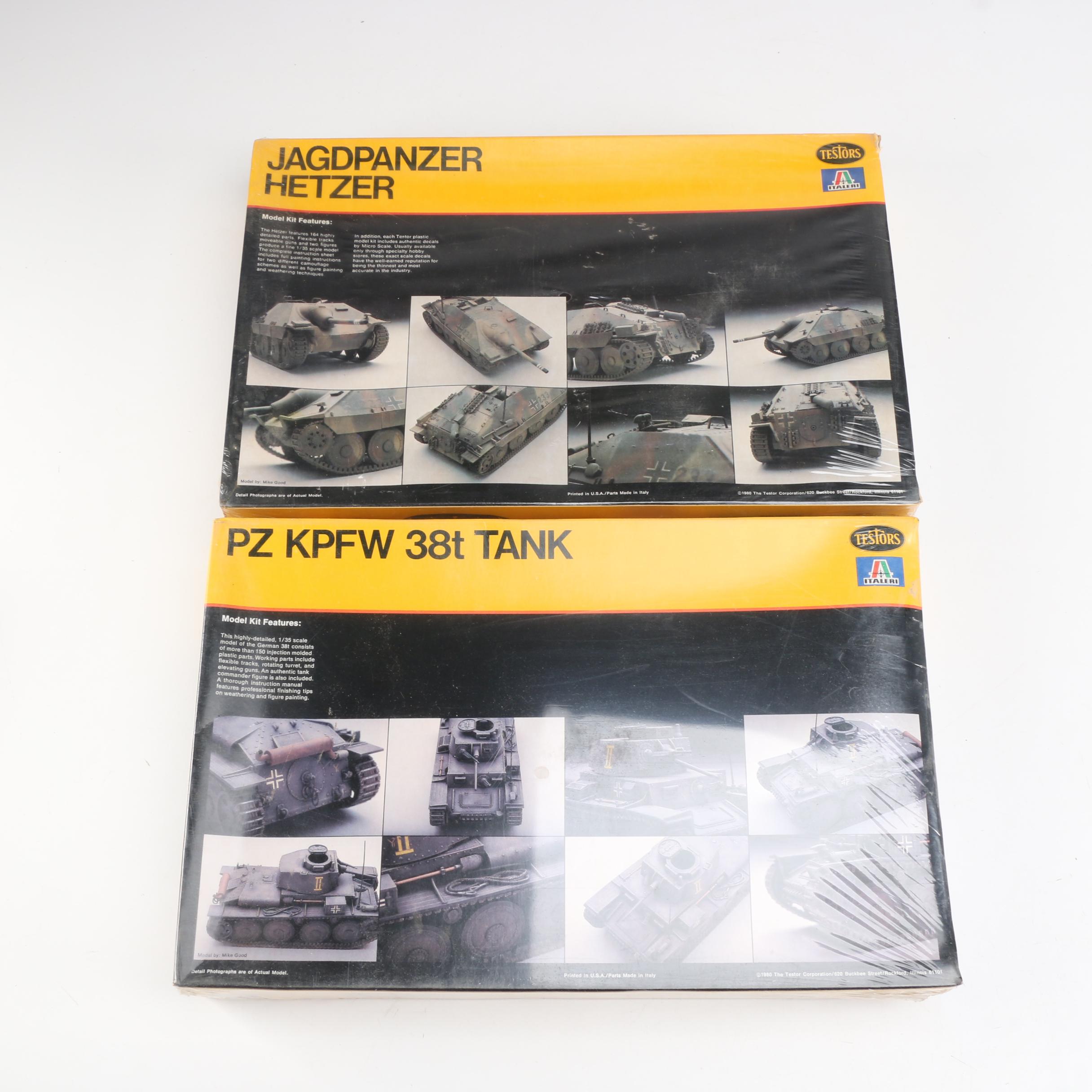 1/32 Scale Testors Military Vehicles Model Kits
