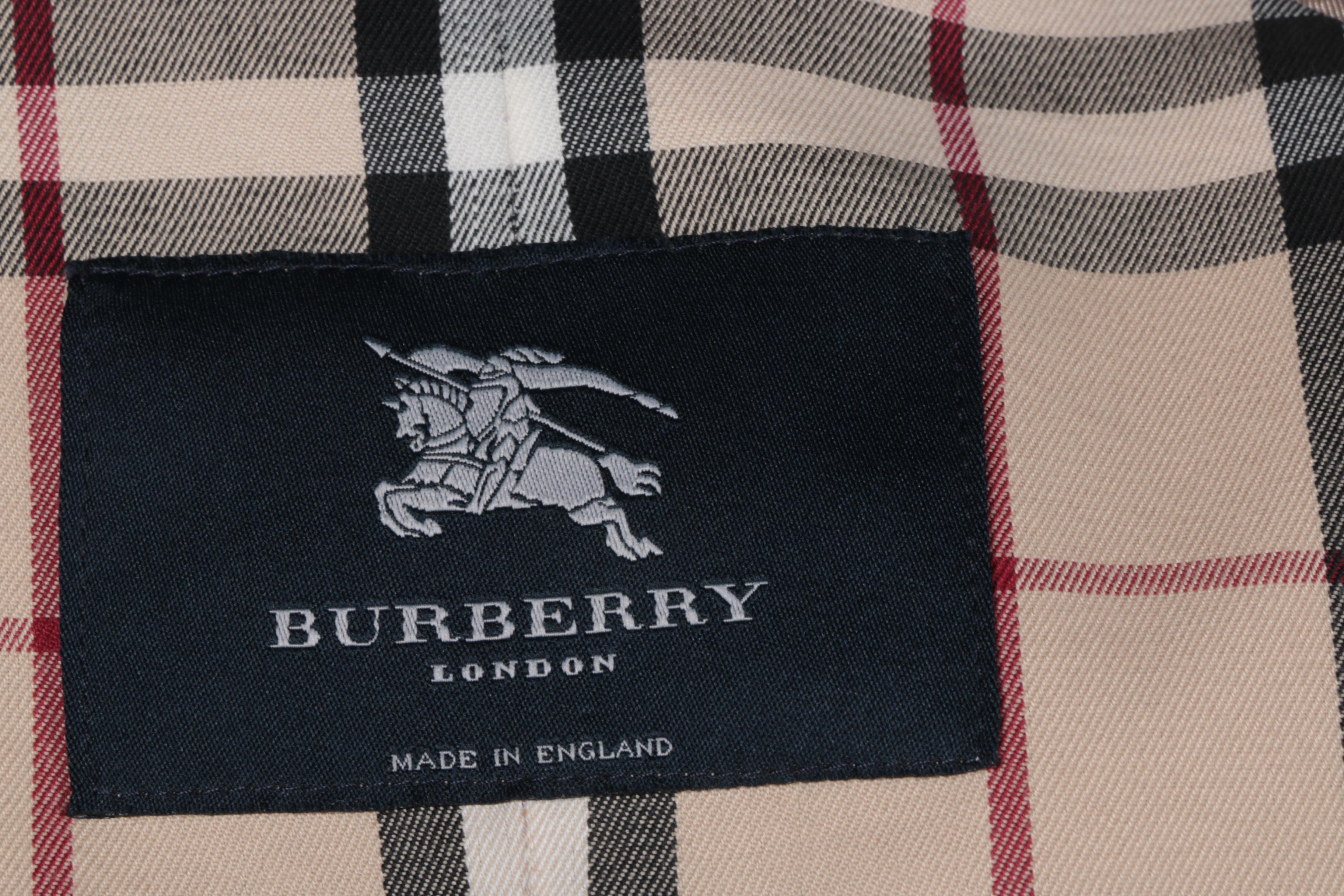 Women's Burberry London Lilac Cotton Trench Coat