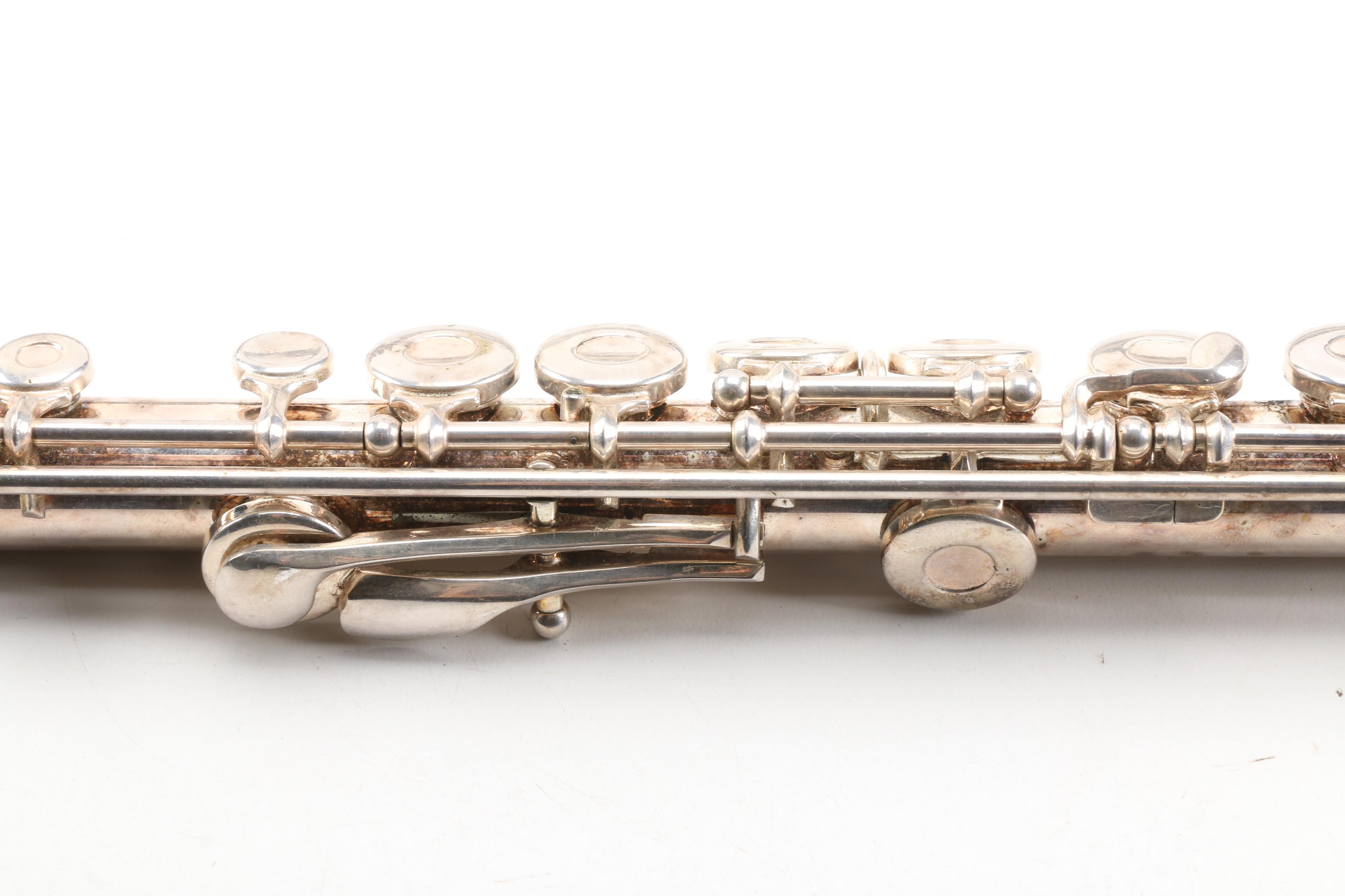 W.T. Armstrong Silver Plated Flute with Case