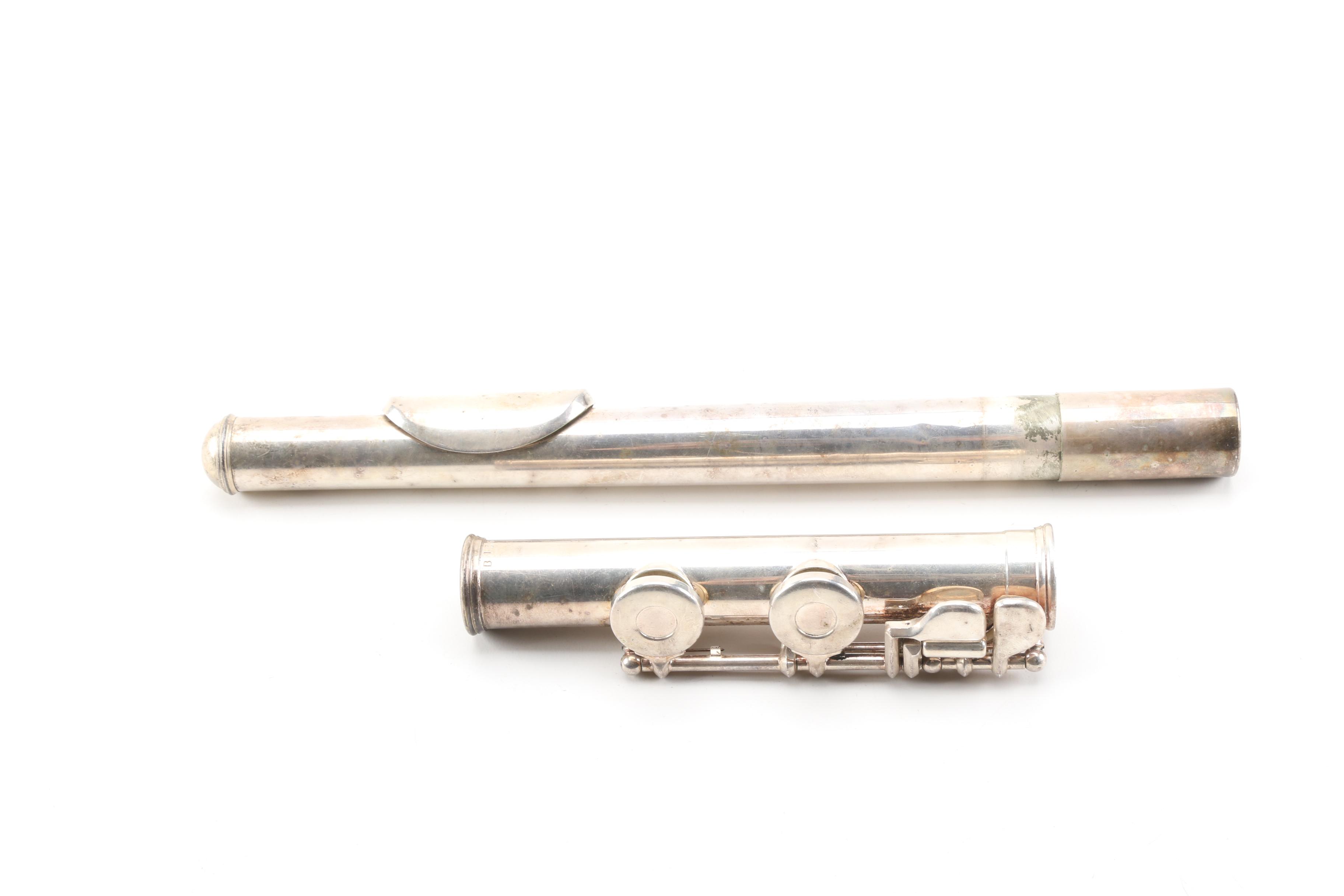 W.T. Armstrong Silver Plated Flute with Case