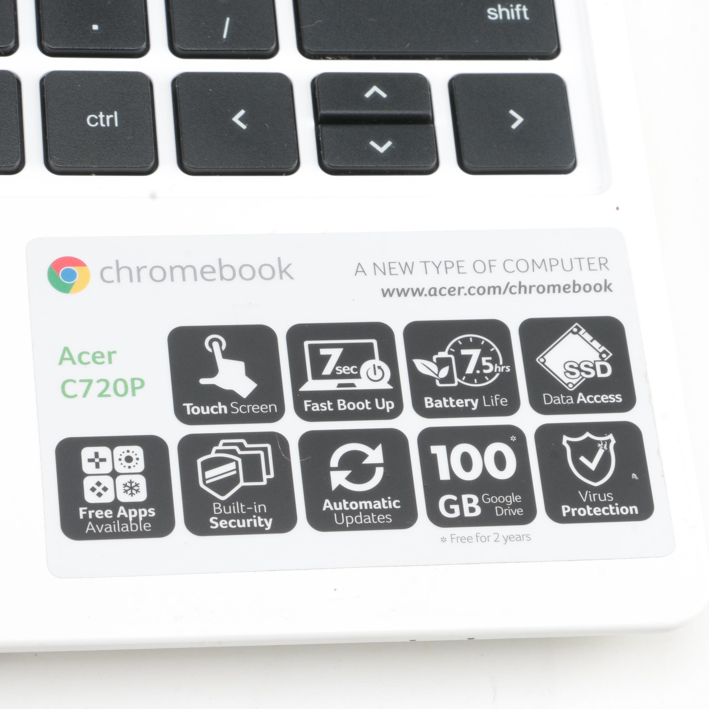 Acer C720P Chromebook