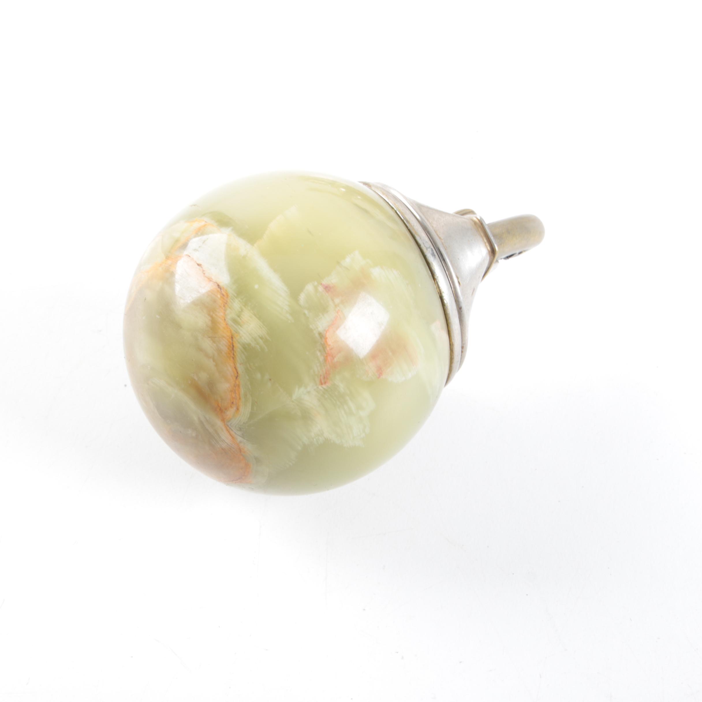 Vintage Trophy Ash Receiver, Newport Lights Boxing Glove, and Lighters