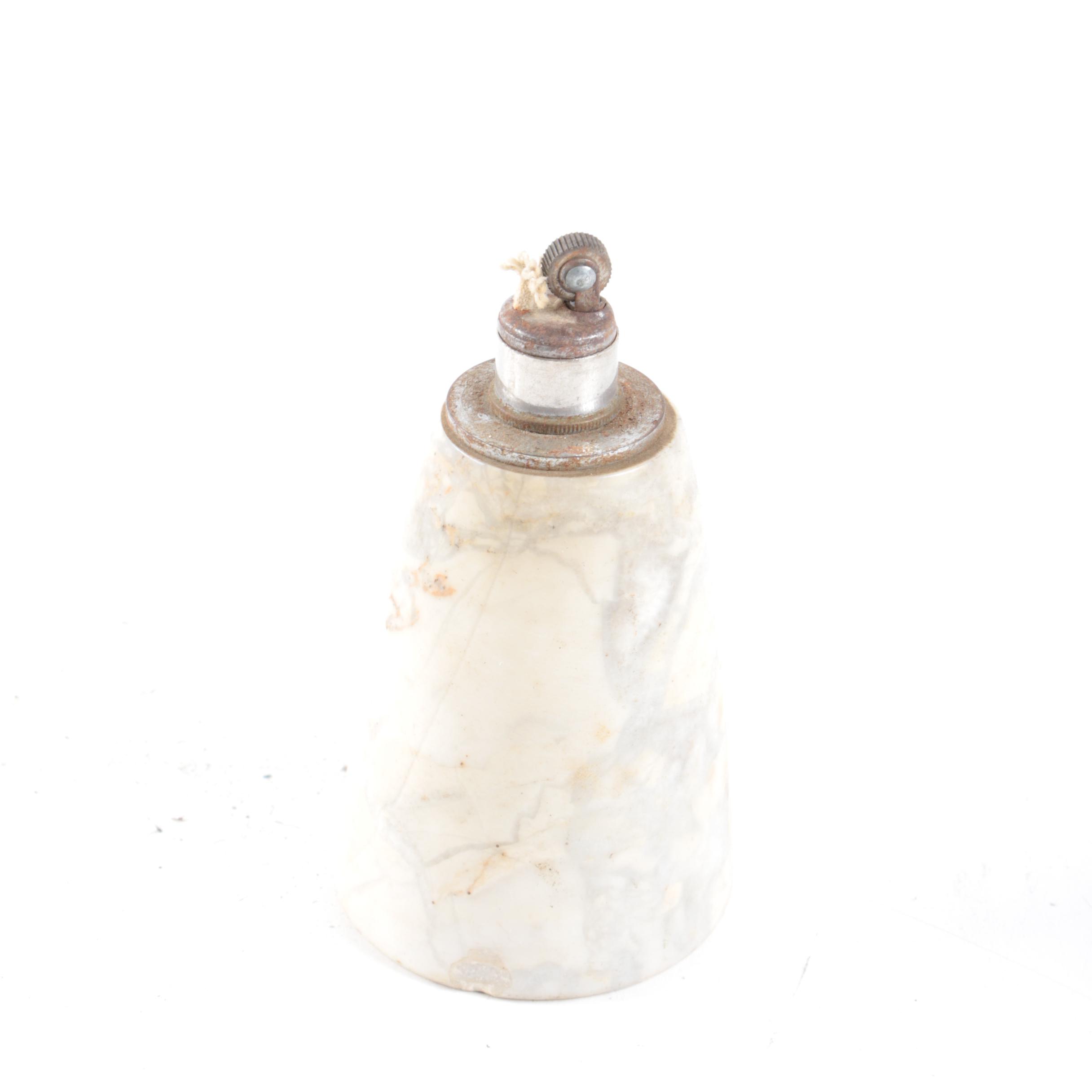 Vintage Trophy Ash Receiver, Newport Lights Boxing Glove, and Lighters