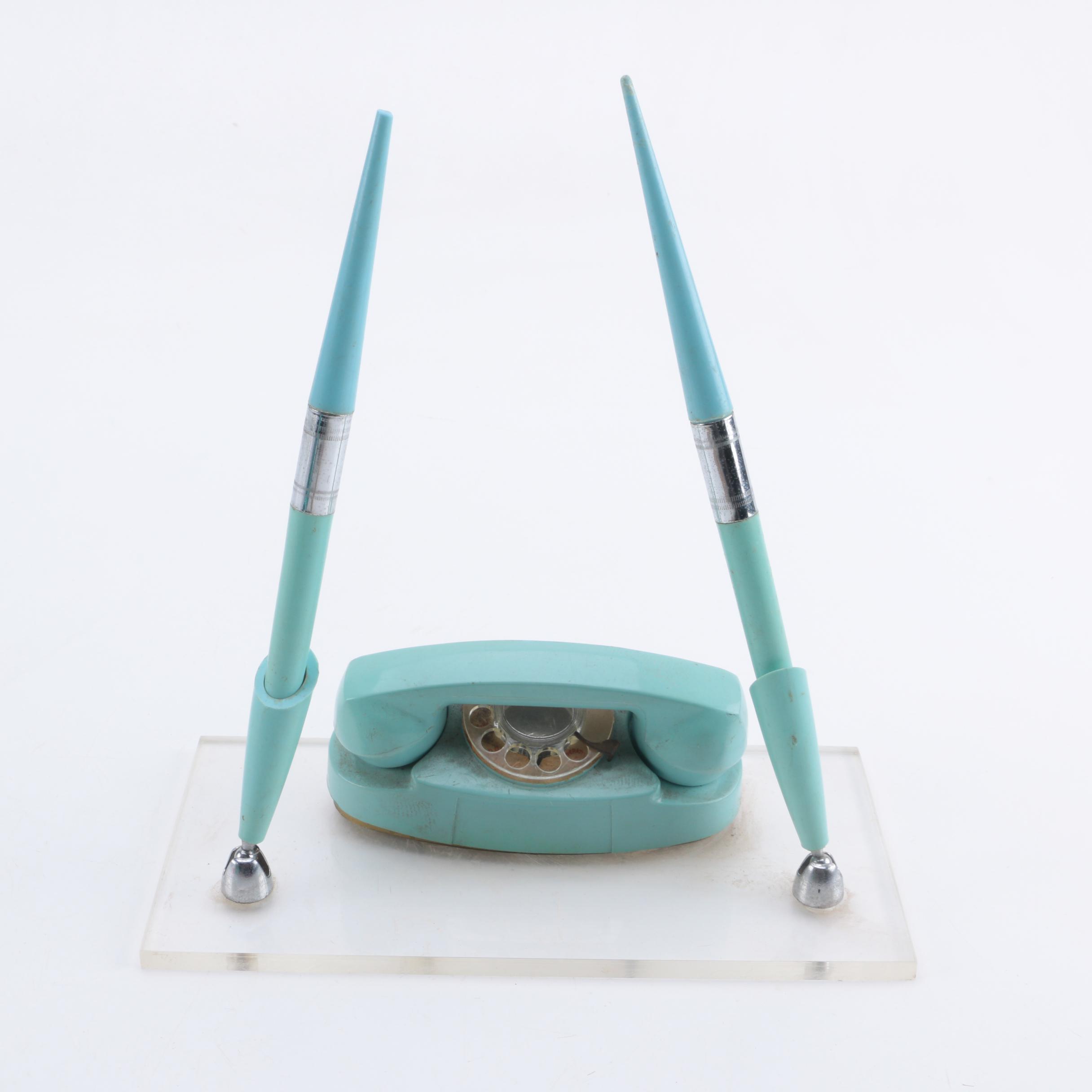 Vintage Office Accessories including Kohrman Pottery