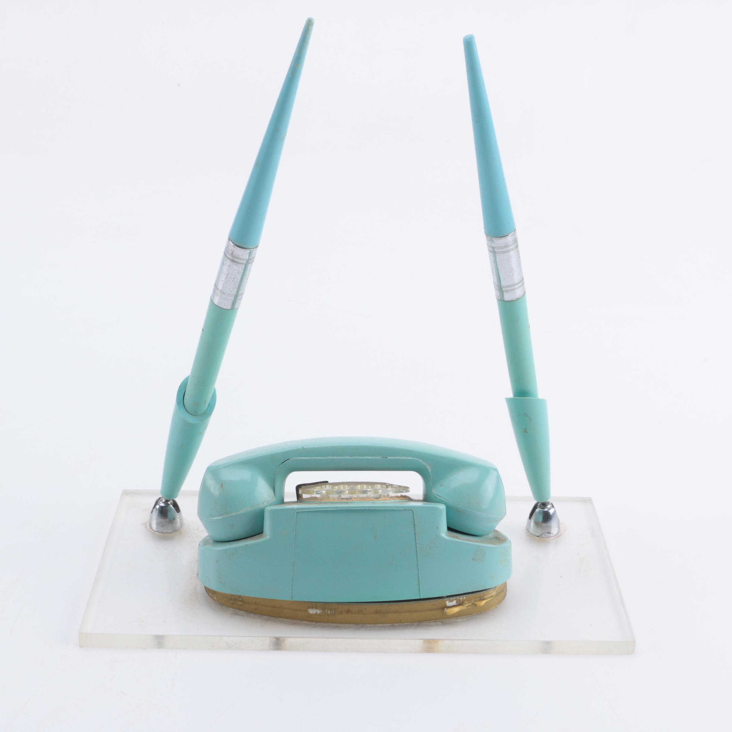 Vintage Office Accessories including Kohrman Pottery