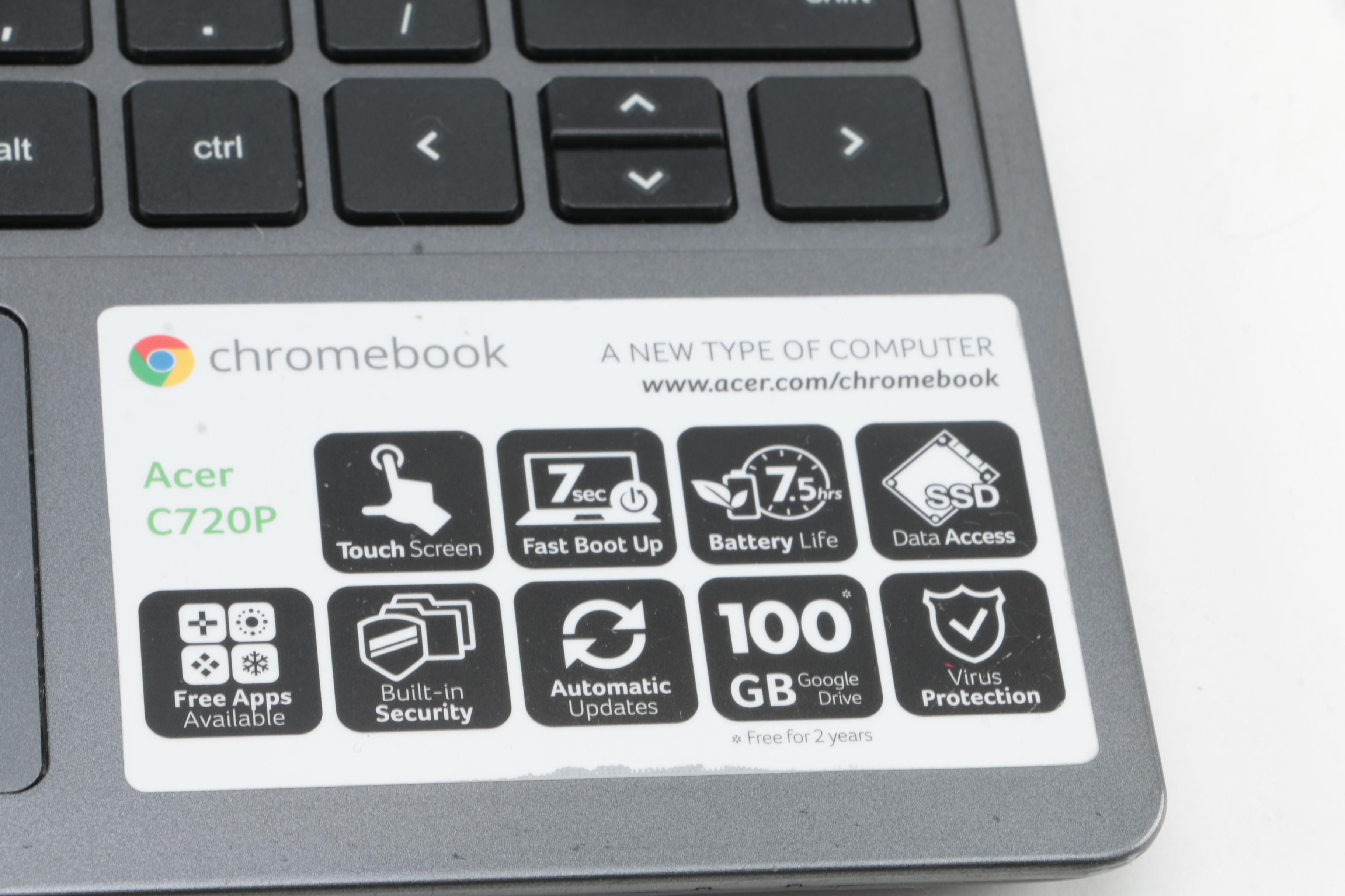 Acer Chromebook with Charger