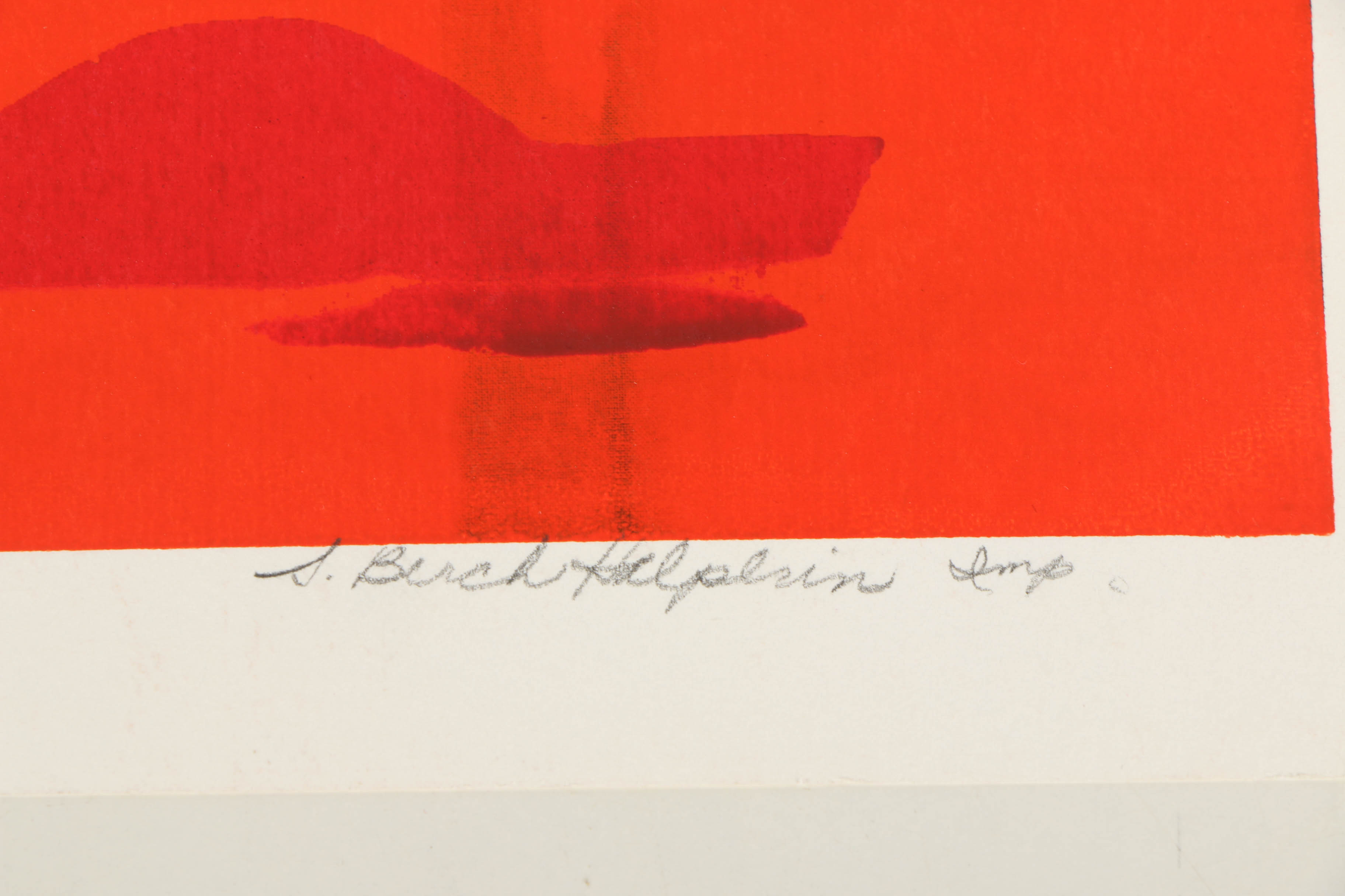 Sylvia Halperin Serigraph Print on Paper "Dawn Sight"