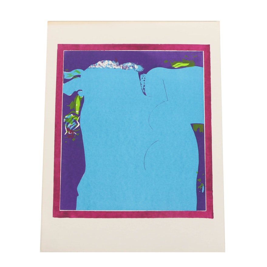 Attributed to Sylvia Halperin Serigraph Print