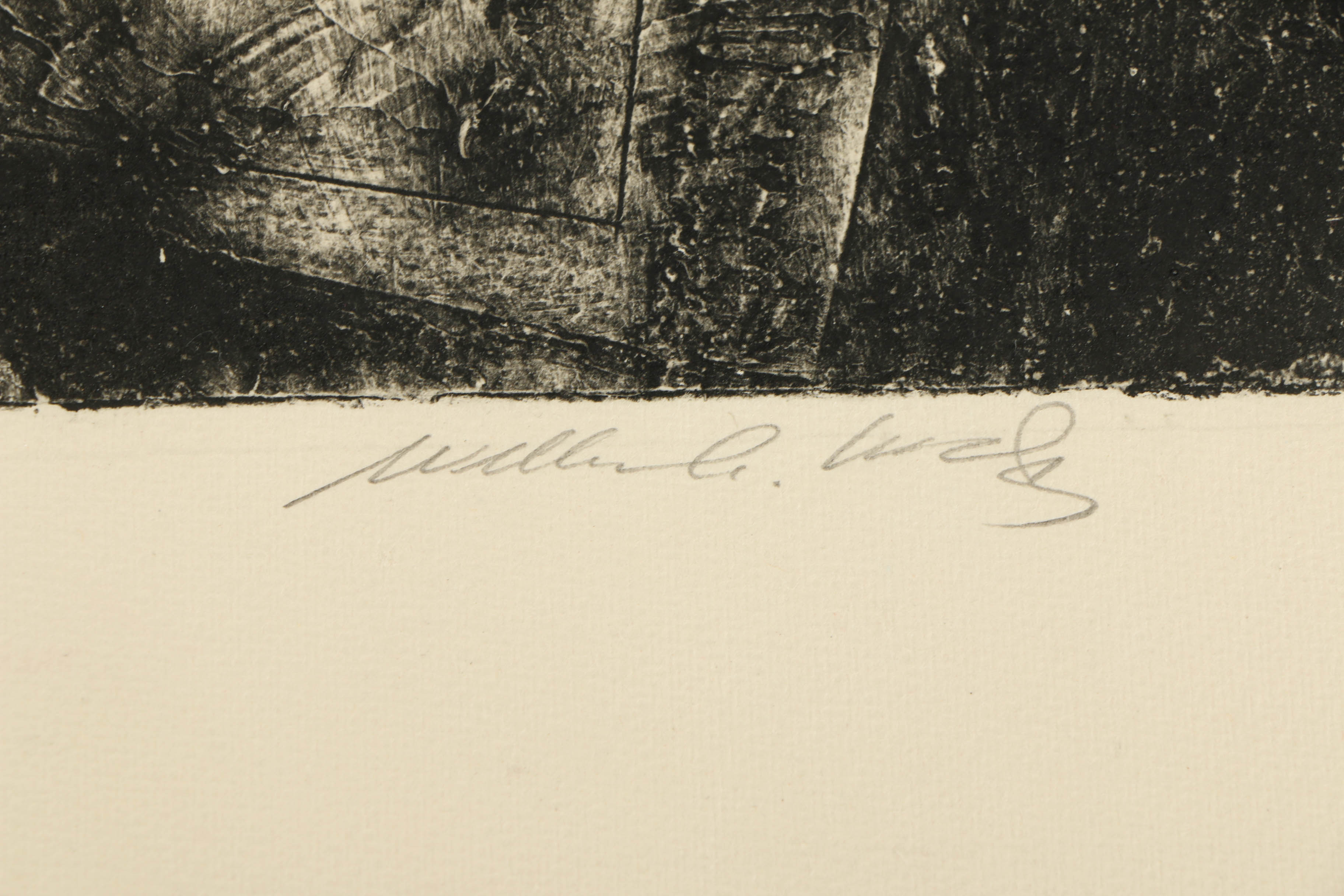 William Ashby McCloy Intaglio "Ladder IV"