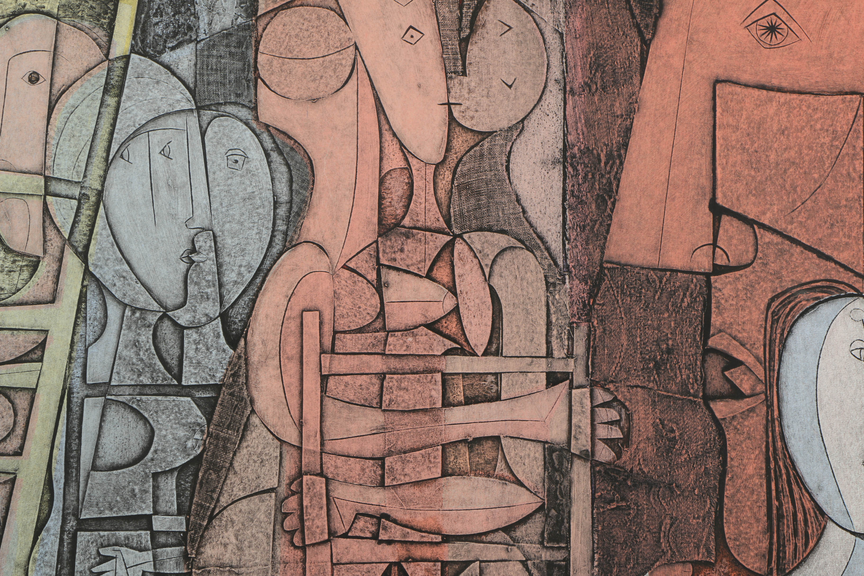 William Ashby McCloy Intaglio "Ladder VII Judgement"