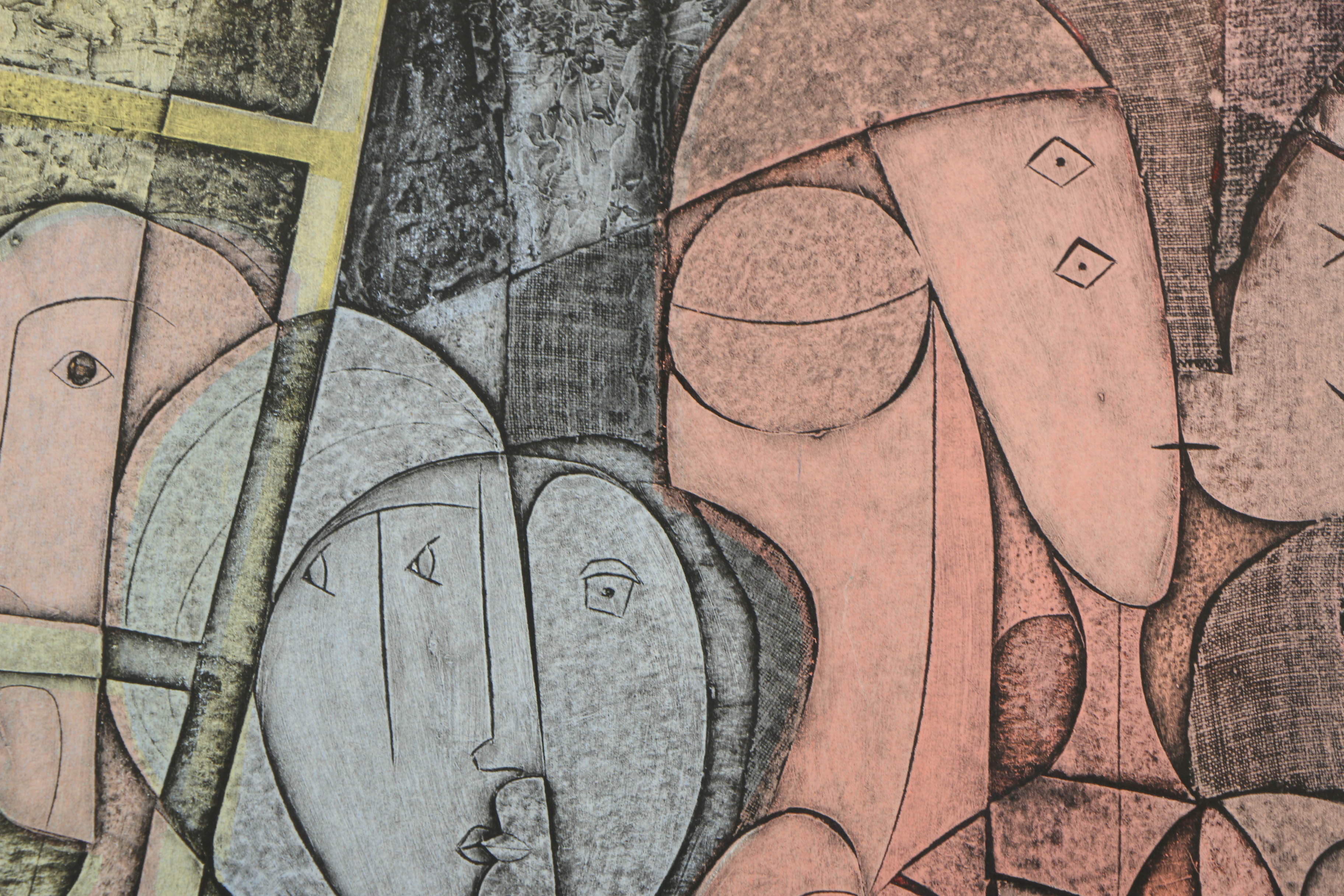 William Ashby McCloy Intaglio "Ladder VII Judgement"